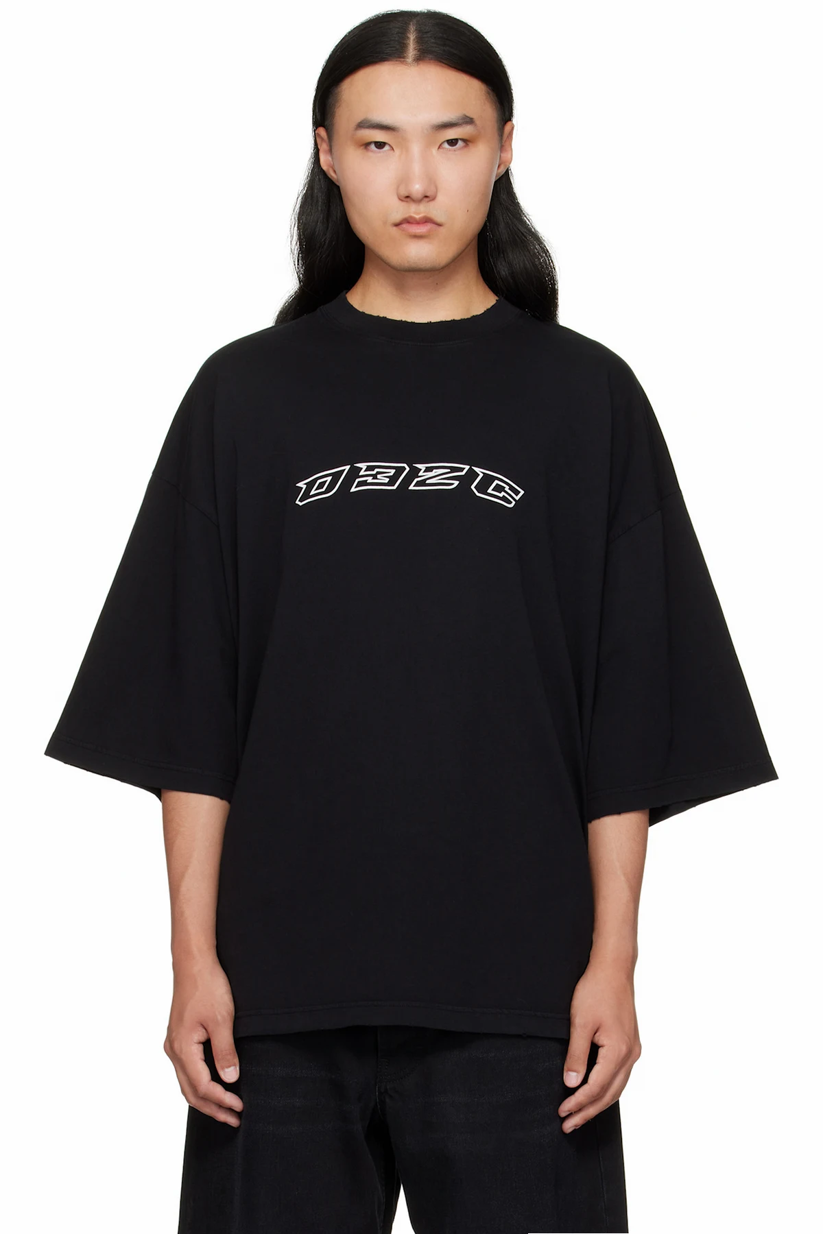 Black "Hansel And Gretel" Oversized T-shirt
