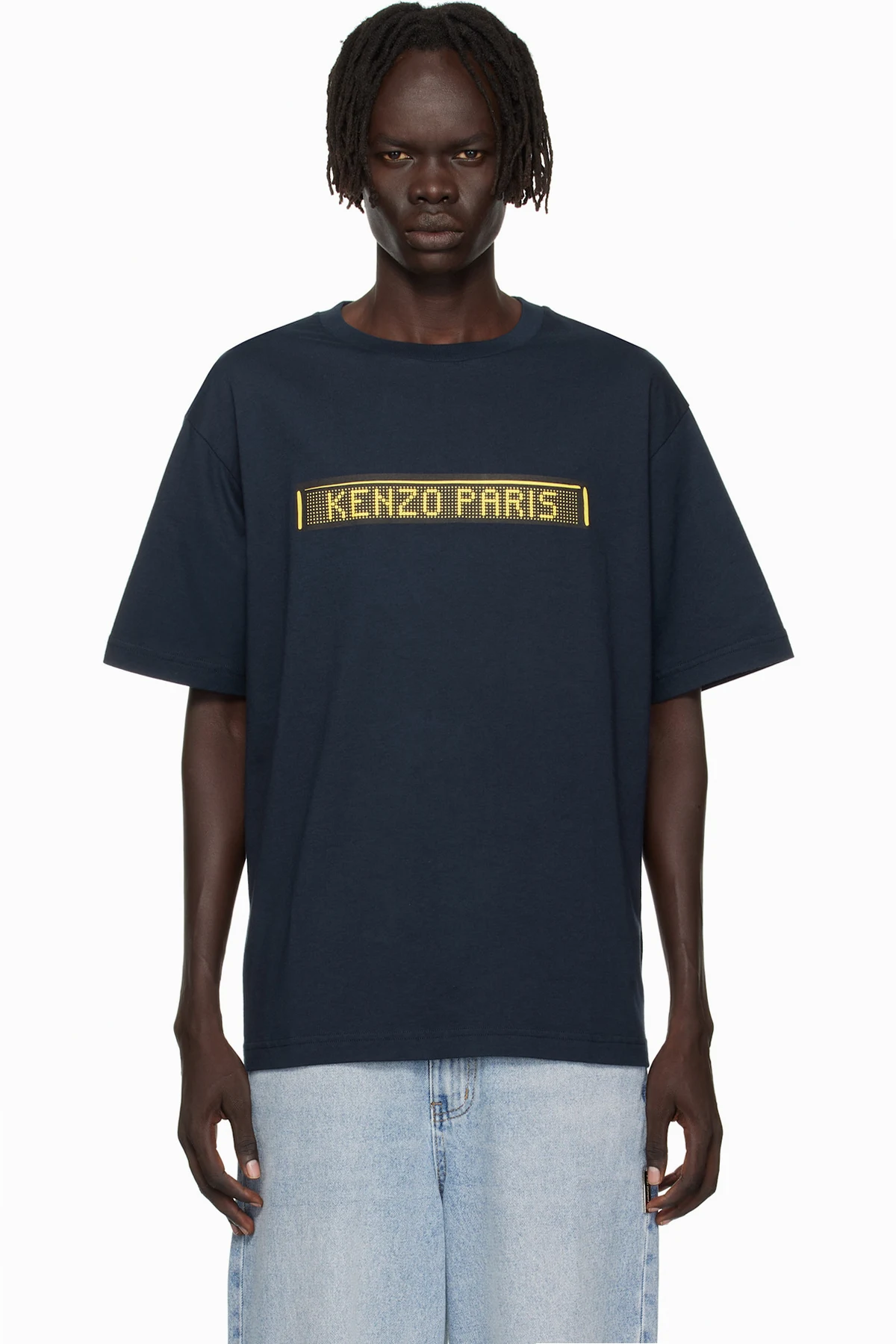 Navy Kenzo Paris 'KENZO City' Oversized T-shirt