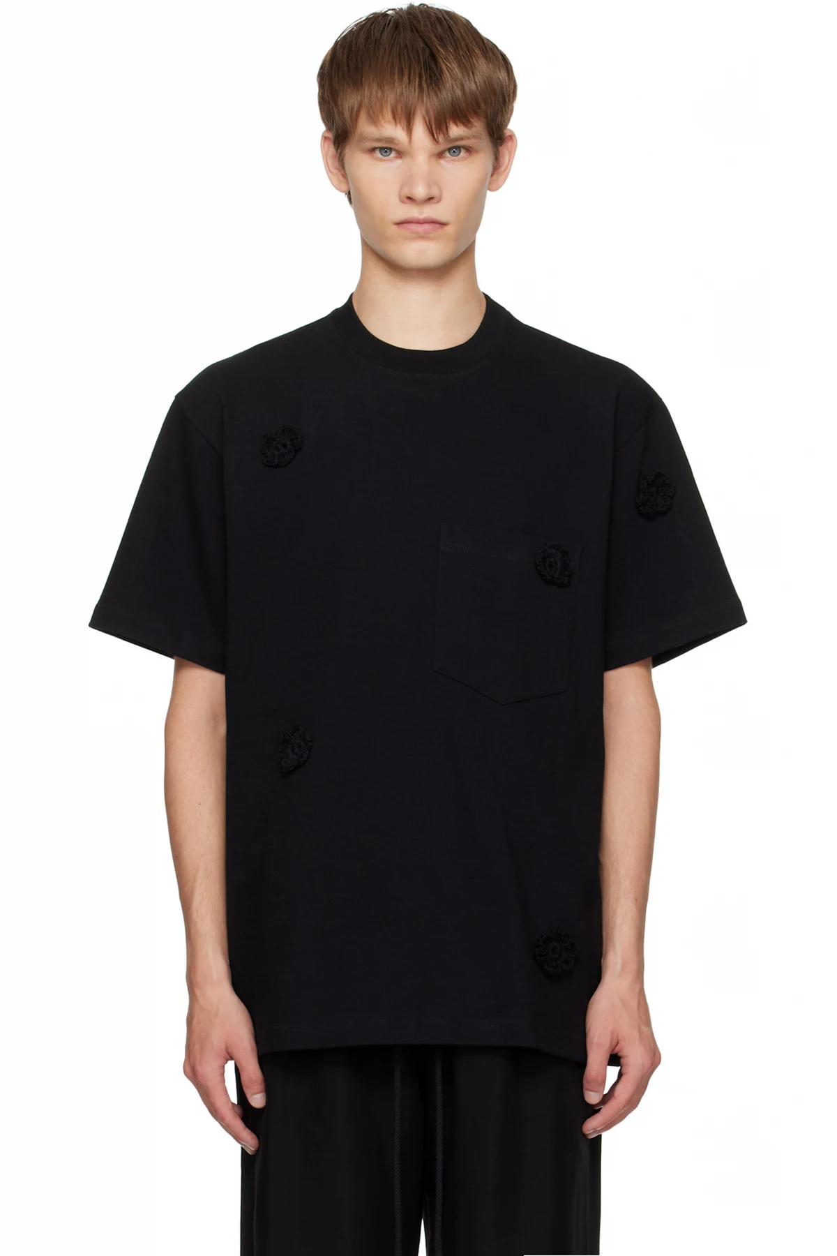Black Daisy Standard T-shirt