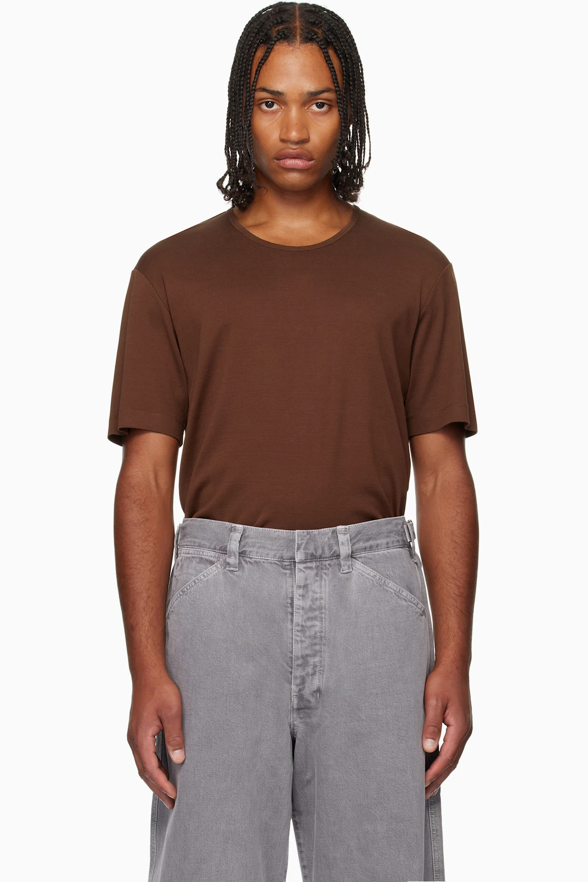 Brown Rib T-shirt