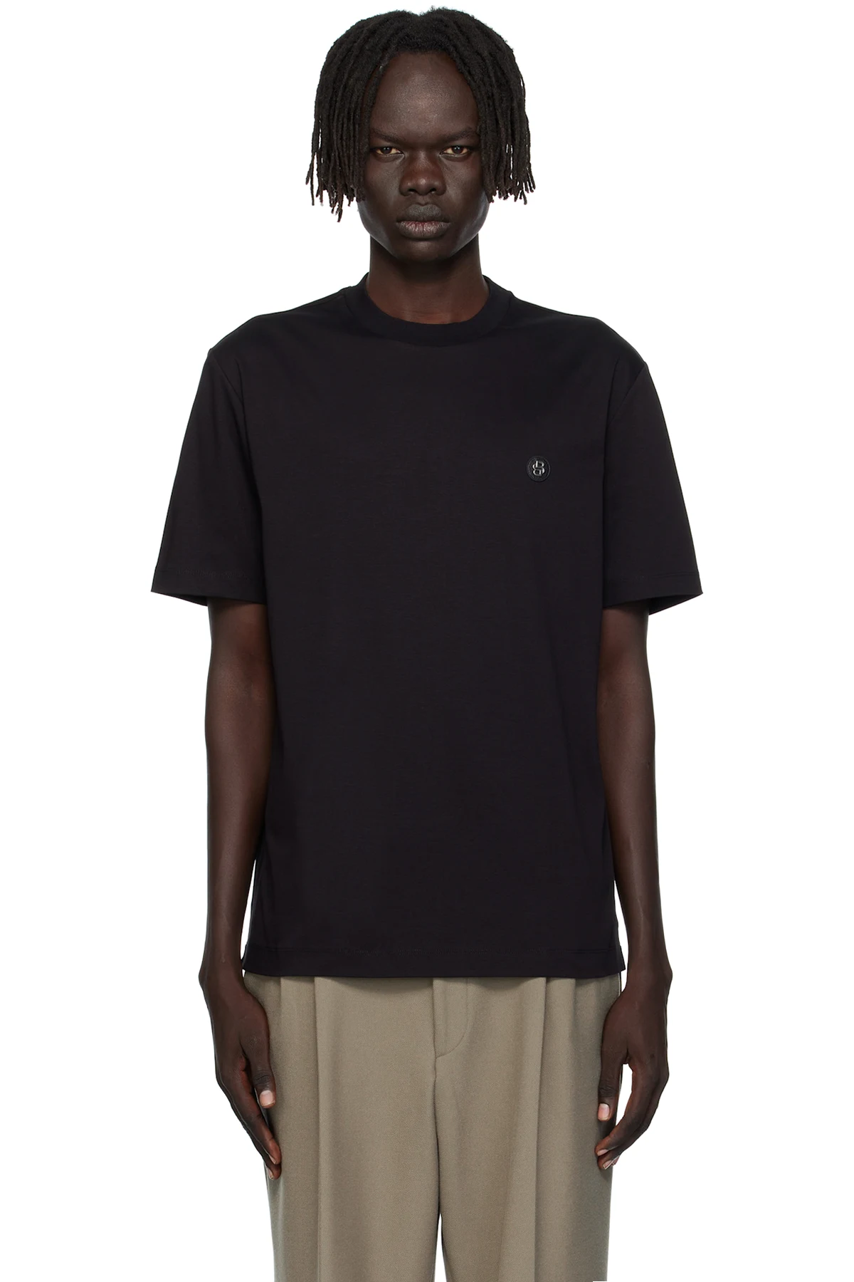 Black Double 'B' Monogram T-shirt