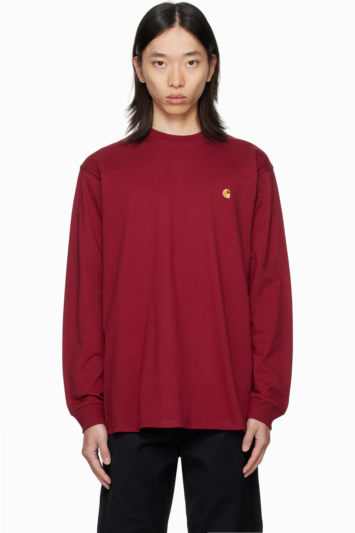 Red L/S Chase T-shirt