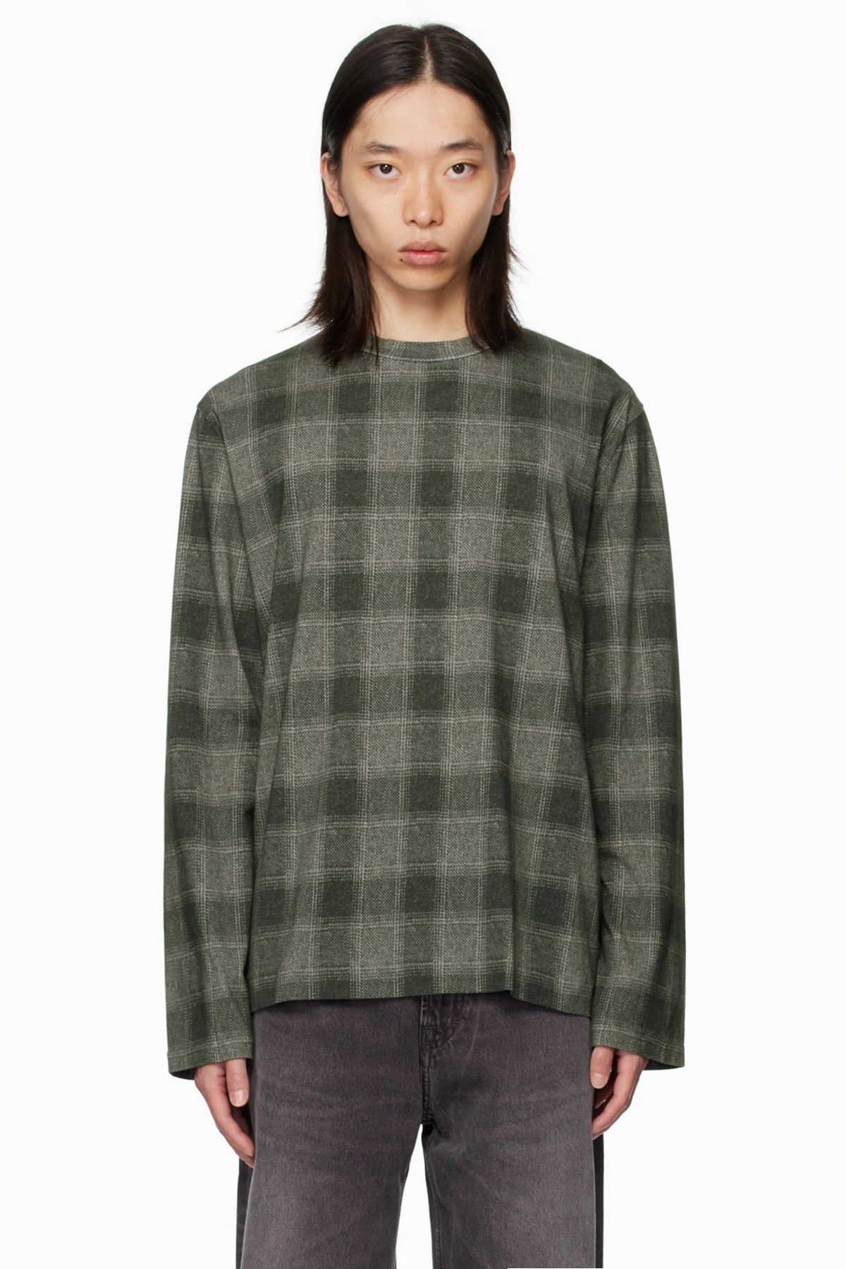 Gray Box Longsleeve T-shirt