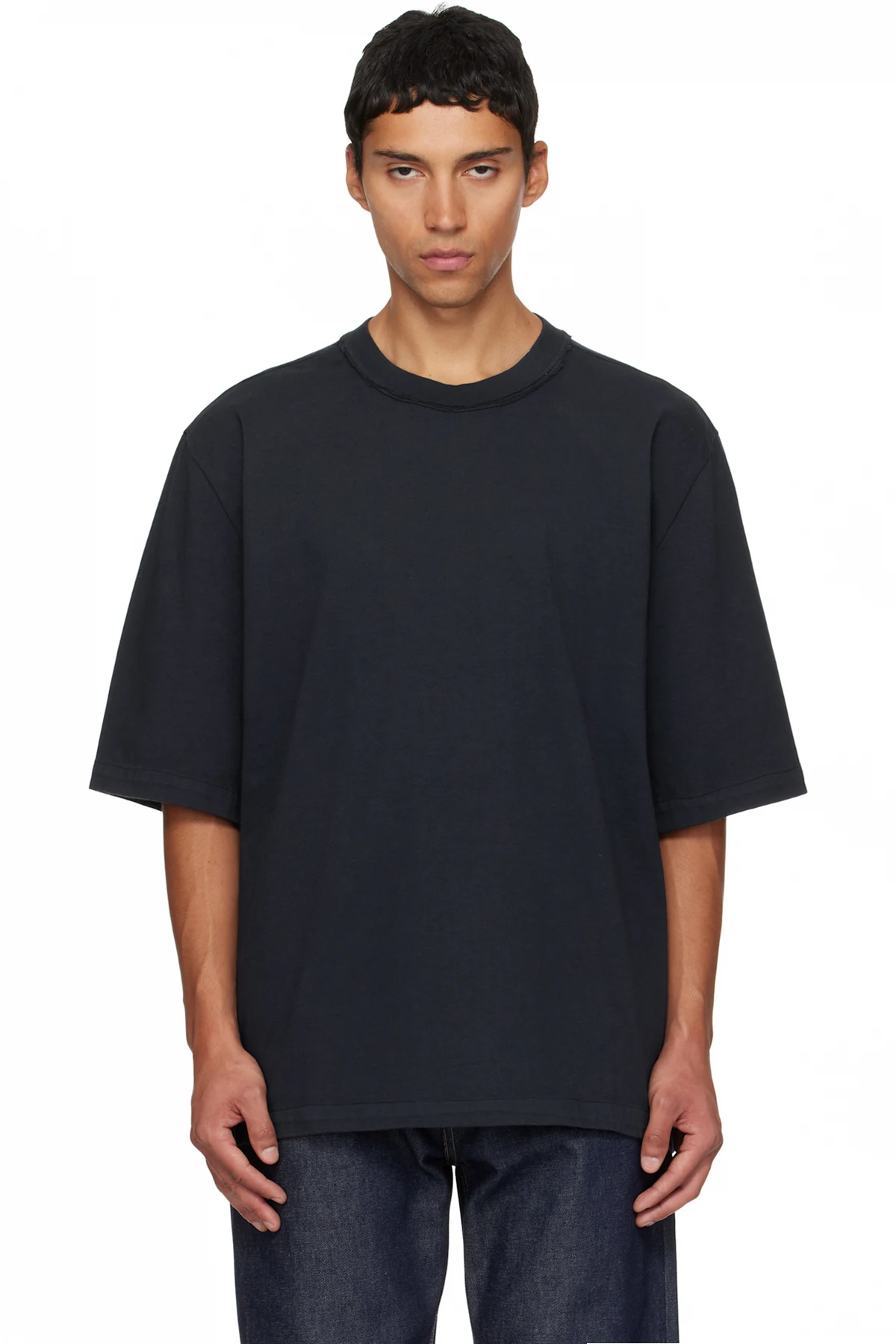 Navy Big T-shirt