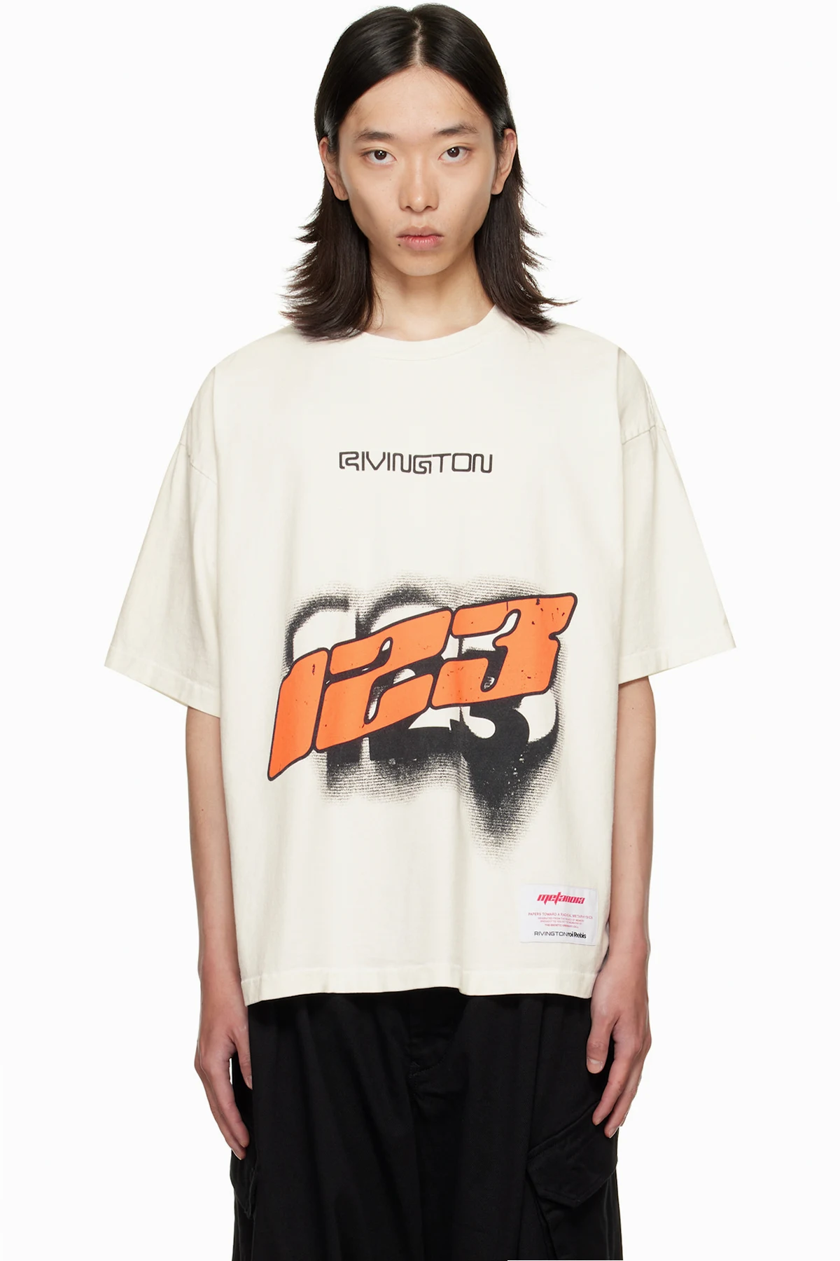 White 'Metaphor' CVA T-shirt