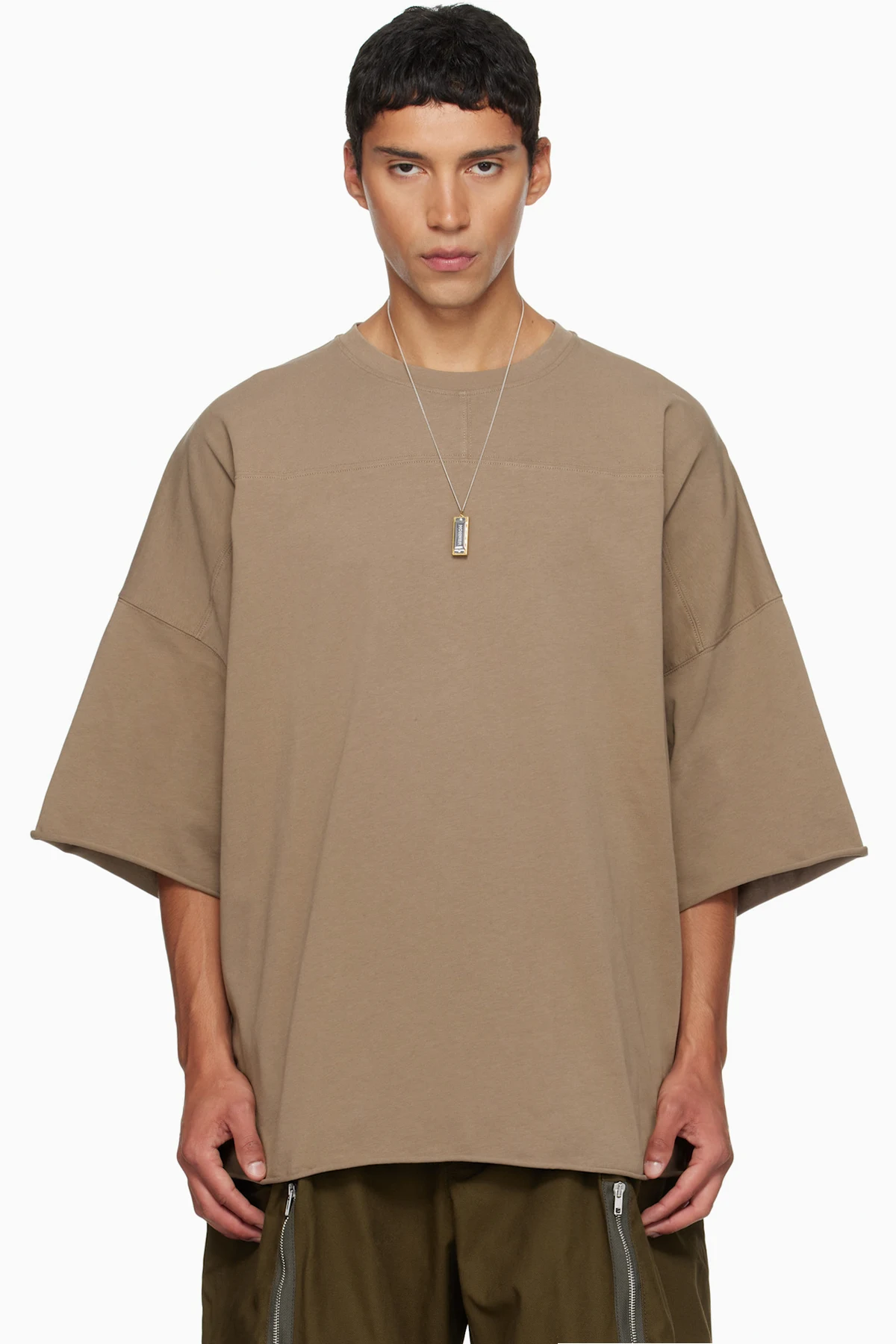 Taupe Oversize T-shirt