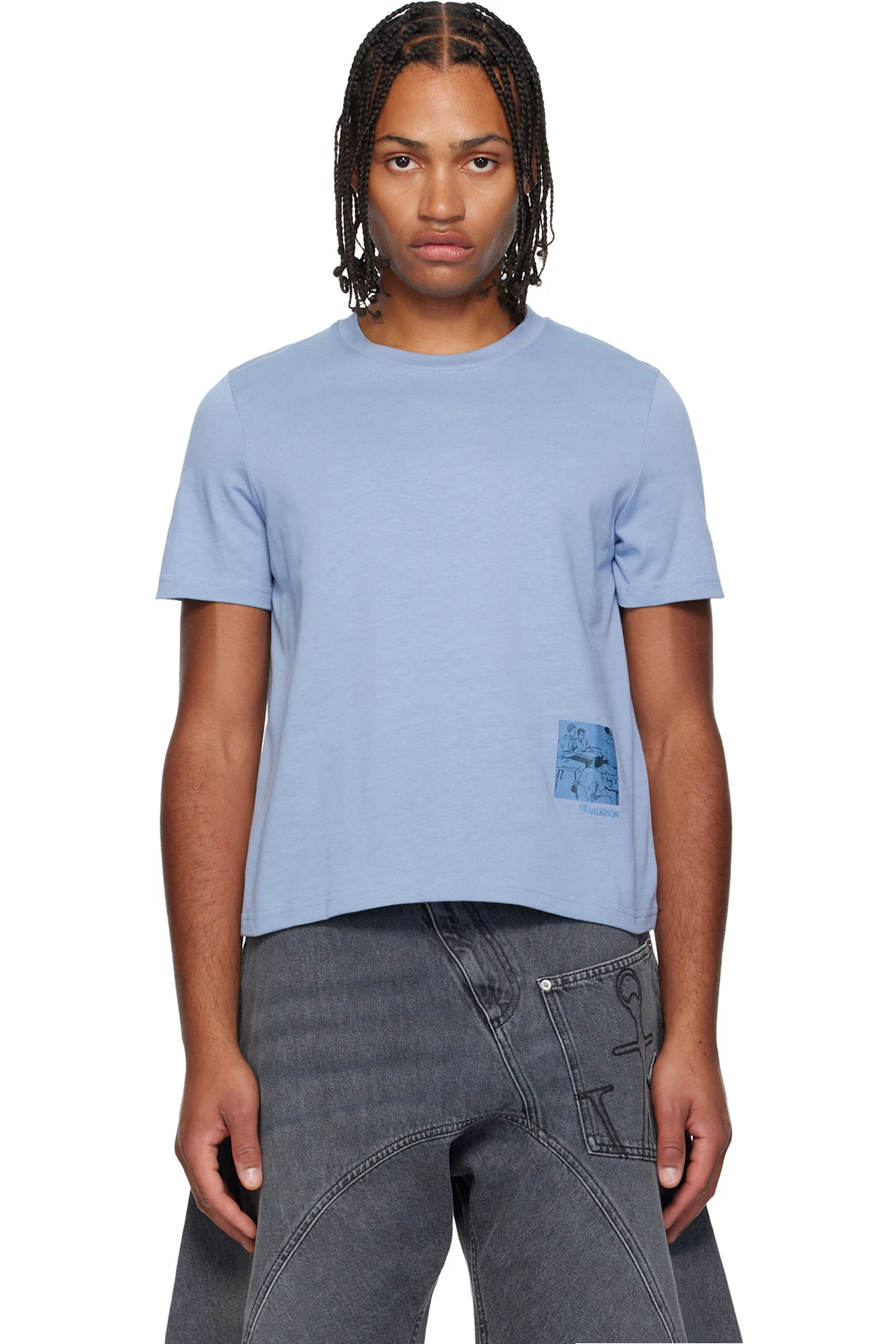 Blue Mini Graphic T-shirt