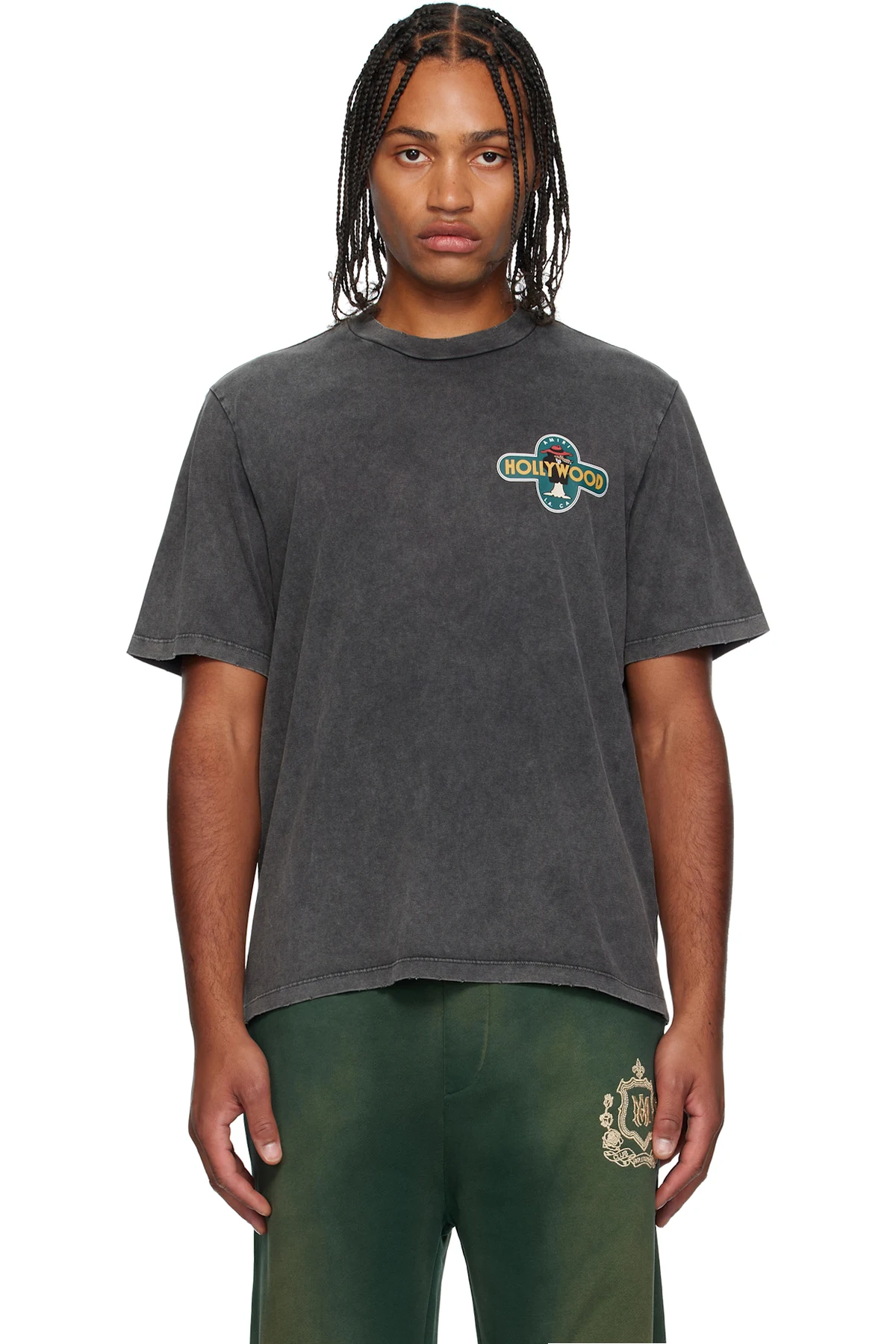 Gray 'Hollywood' Wolf T-shirt