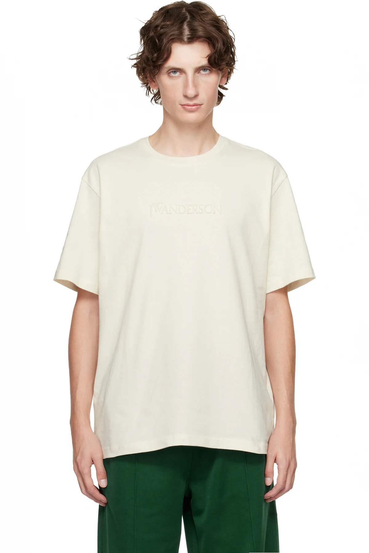 Off-White Logo Embroidery T-shirt
