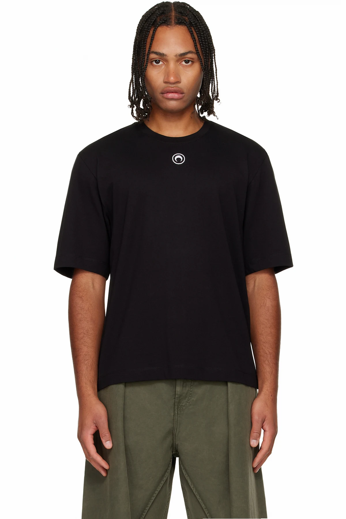 Black Moon Logo Jersey Loose Fit S/S T-Shirt