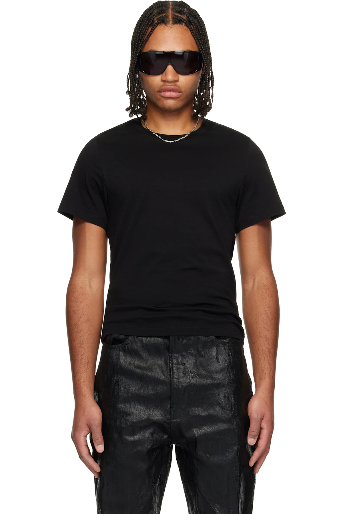 Black Cropped T-shirt
