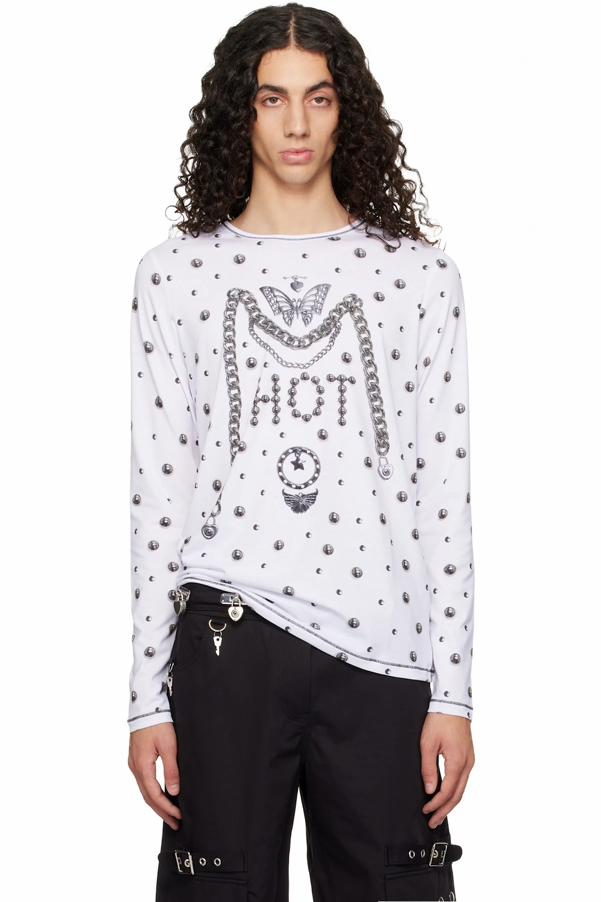 White Hot Fitted Jersey T-shirt