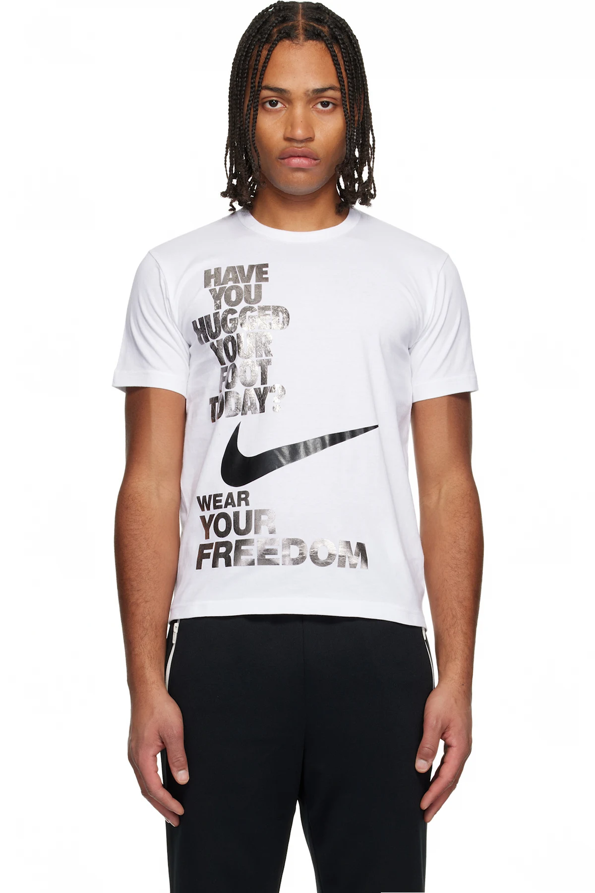 White Nike Edition Printed T-shirt