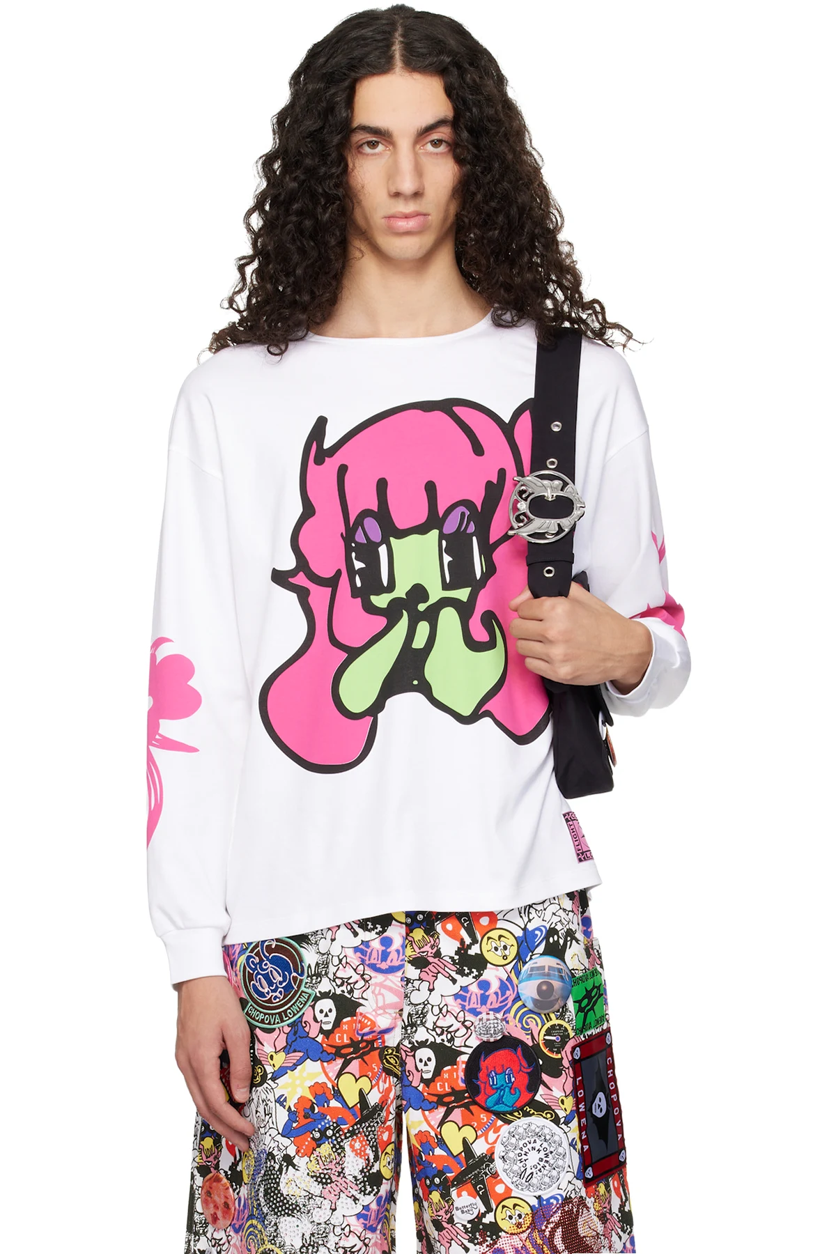 White Bashful Oversized Jersey T-shirt