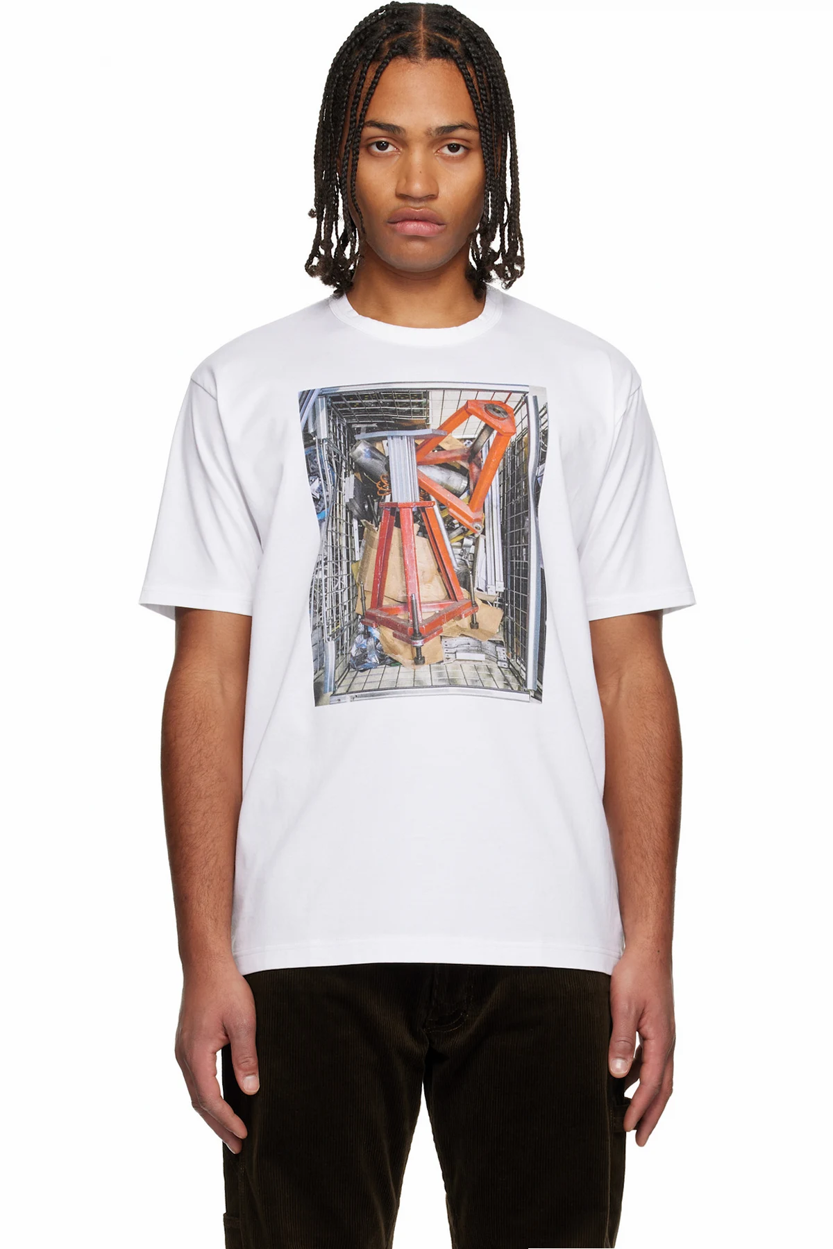 White Cotton Jersey Thomas Struth T-shirt