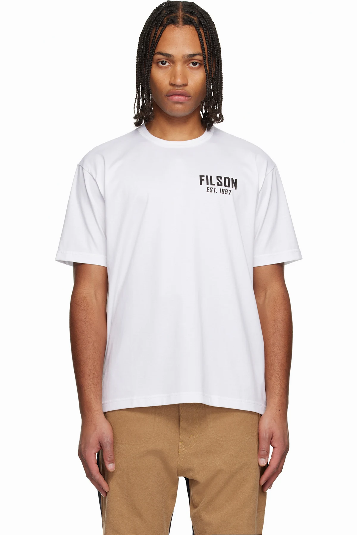 White Filson Edition Cotton Jersey T-shirt