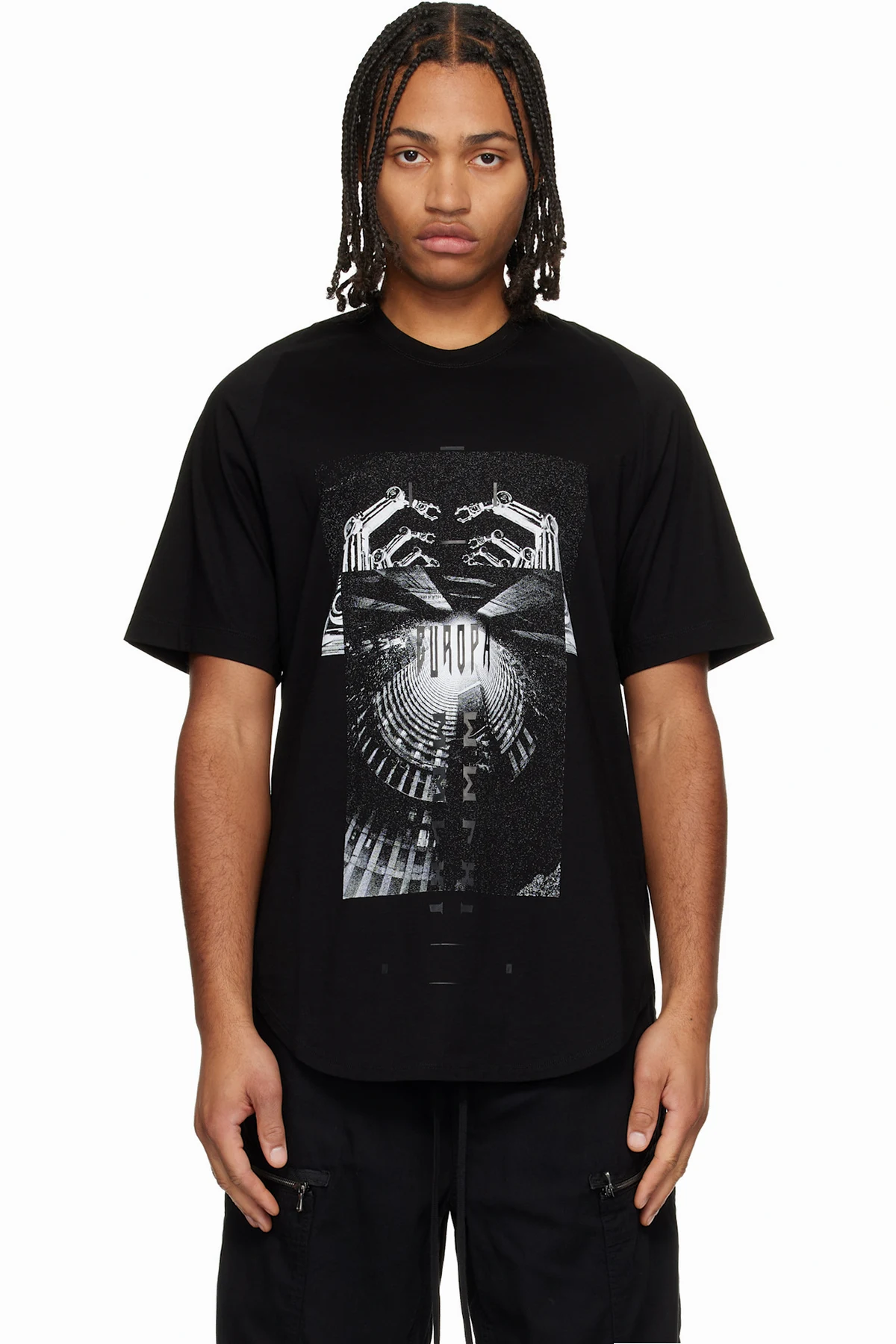 Black Europa Regular T-shirt