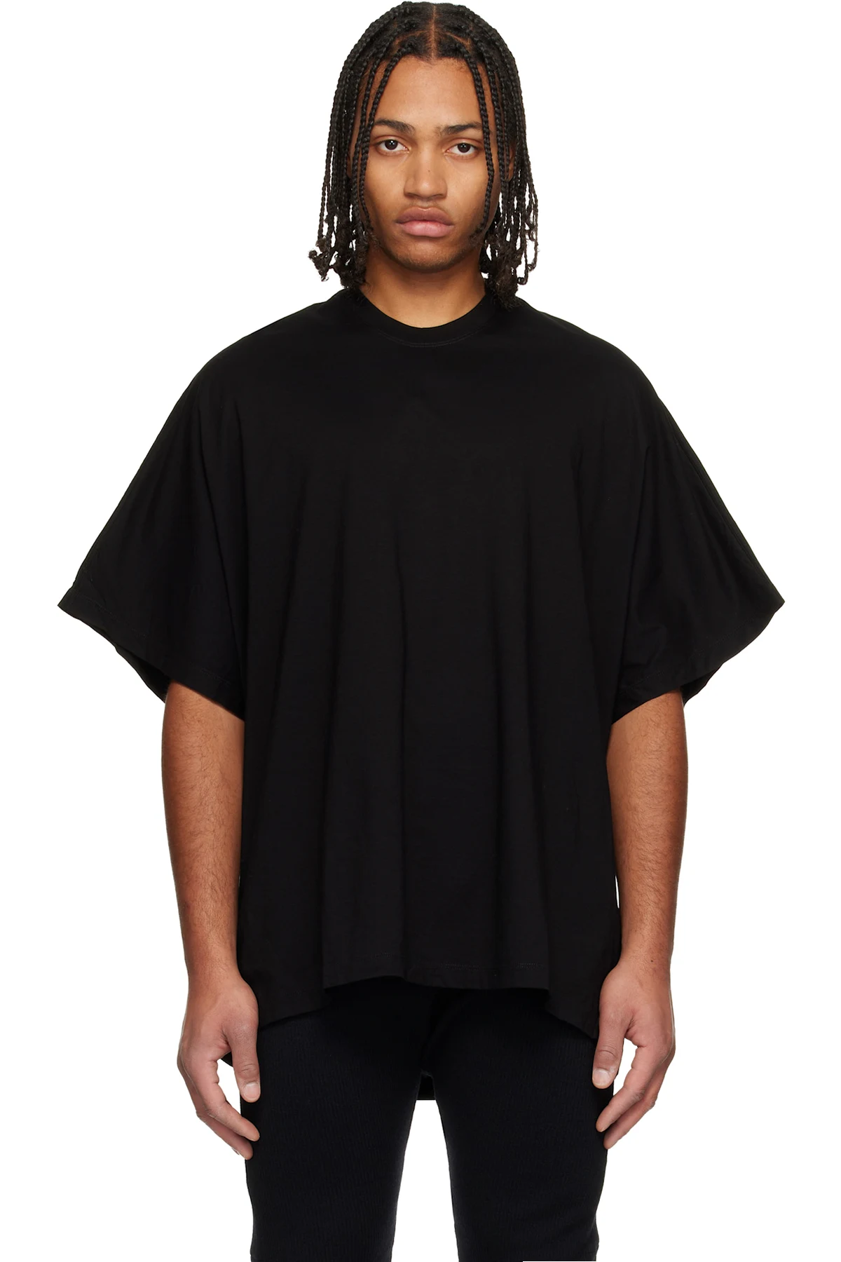 Black Europa Base Oversized T-shirt