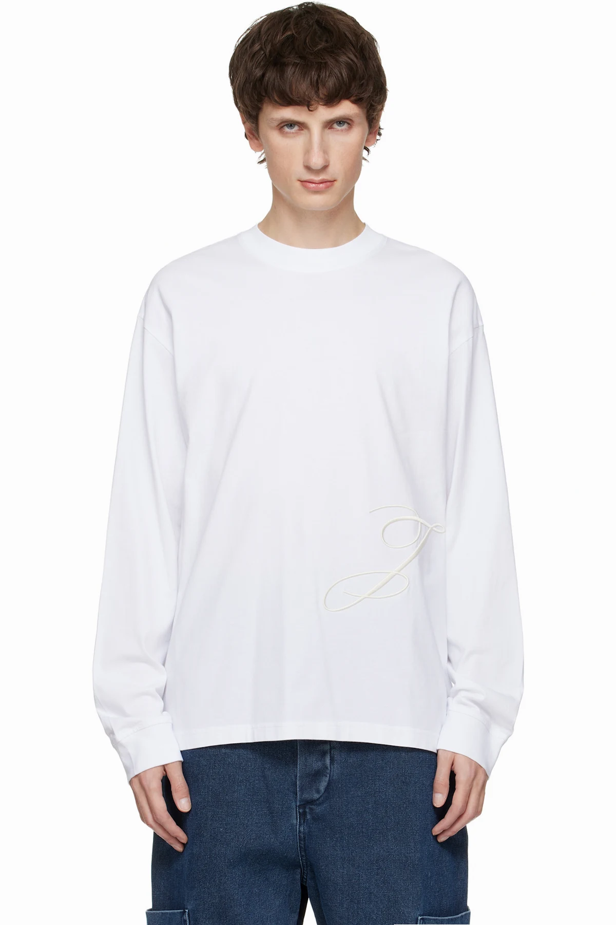 White 'The J' T-shirt