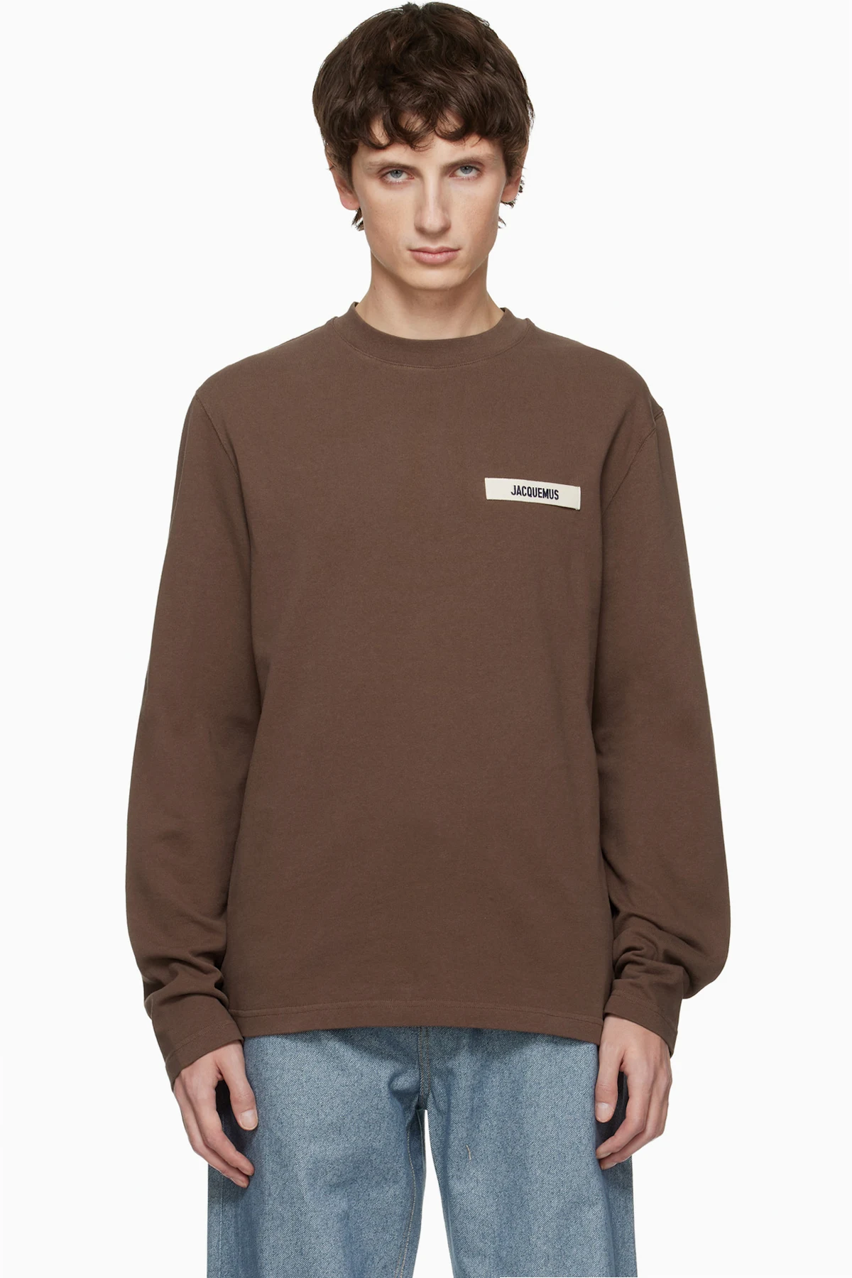 Brown 'The Gros Grain' Long-Sleeve T-shirt