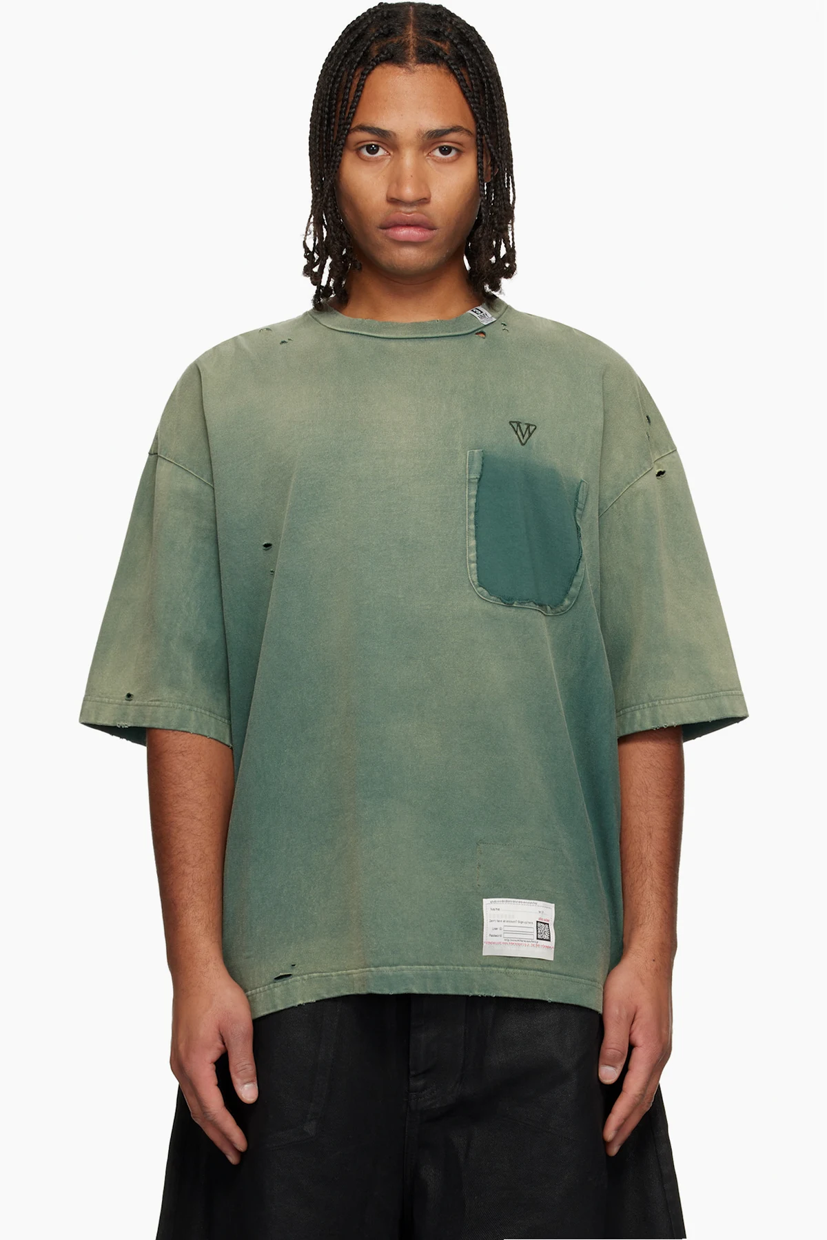 Green Sun Faded Like T-shirt