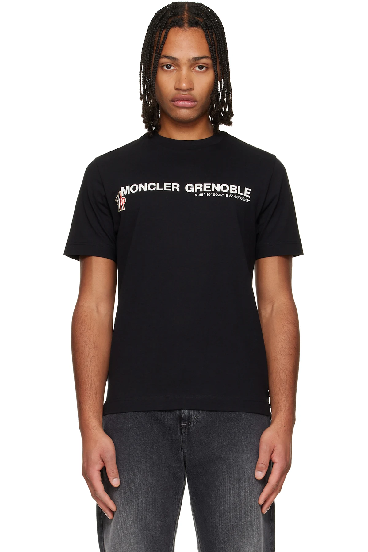 Black Logo Cotton T-shirt