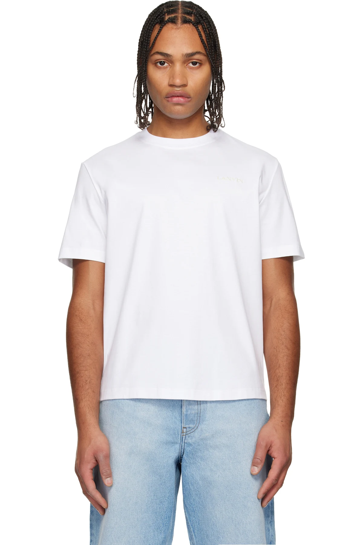 White Bouclette Logo T-shirt