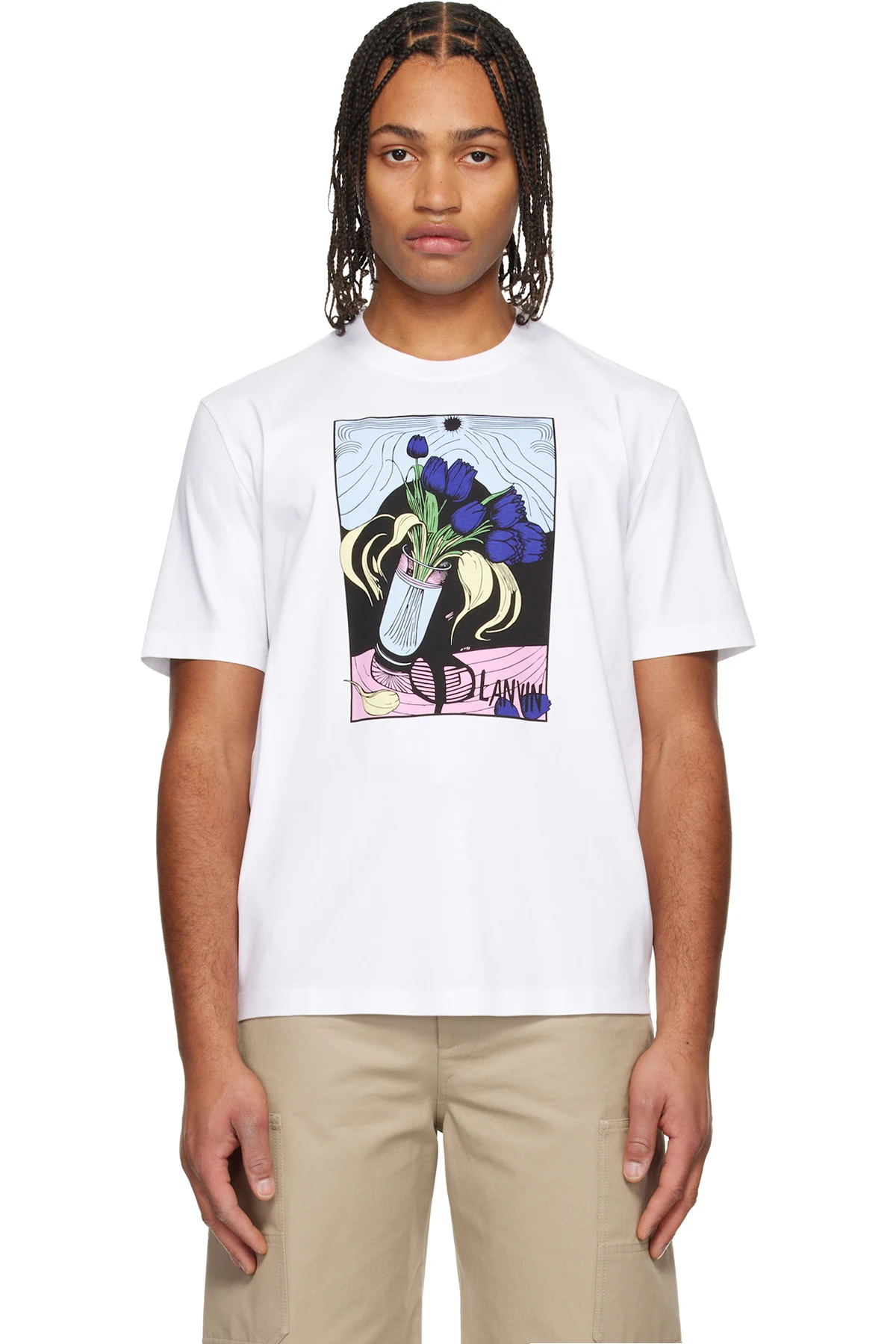 White Vase Print T-shirt