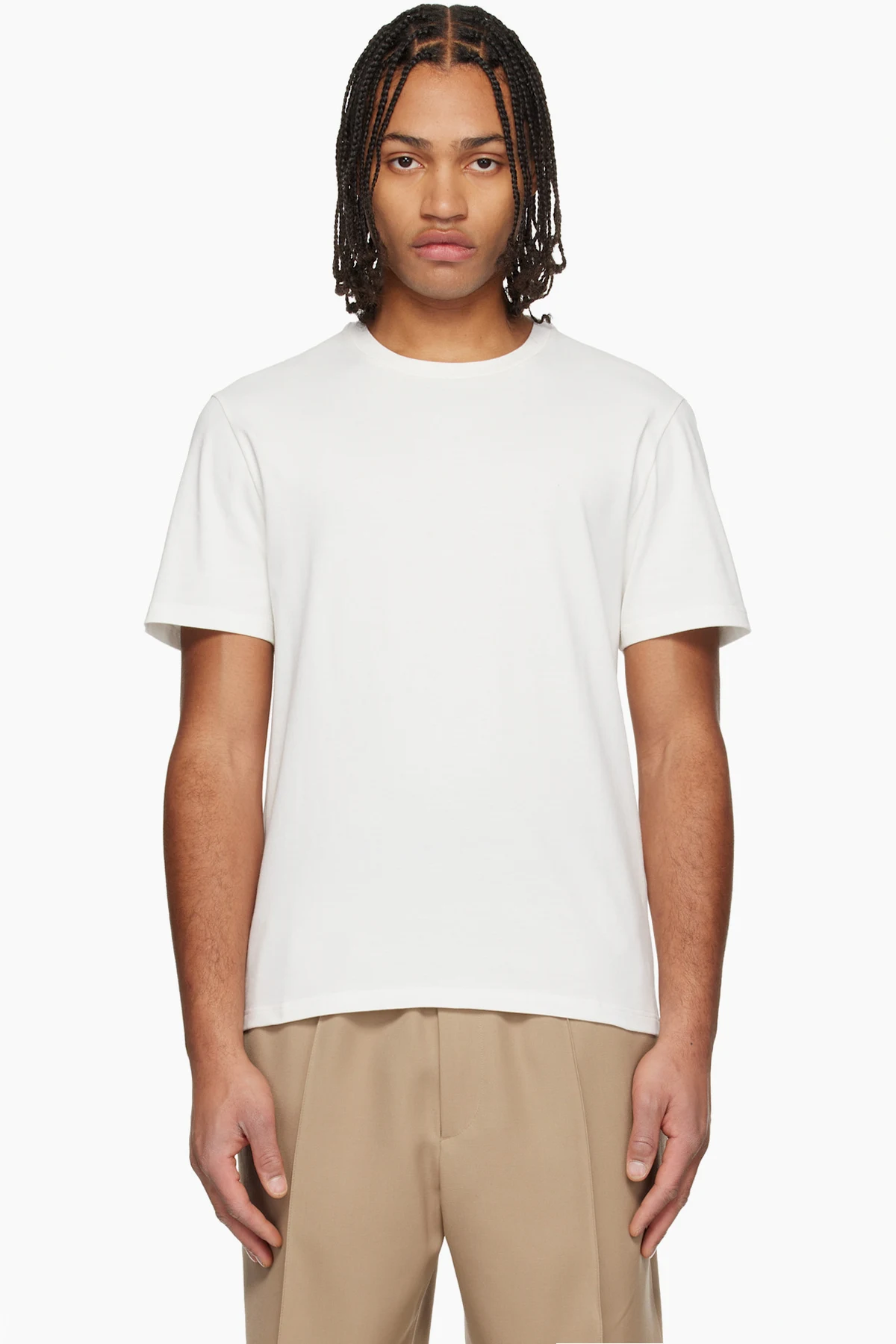 White Logo Patch T-shirt