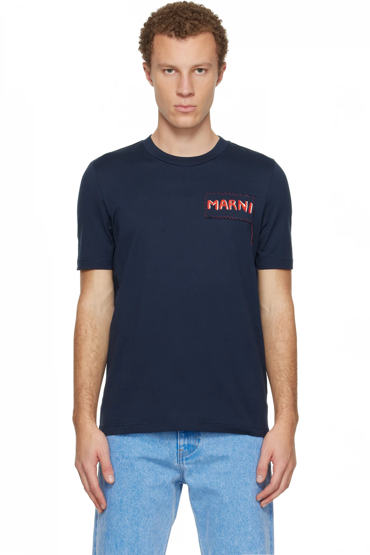 Navy Crew Neck T-shirt