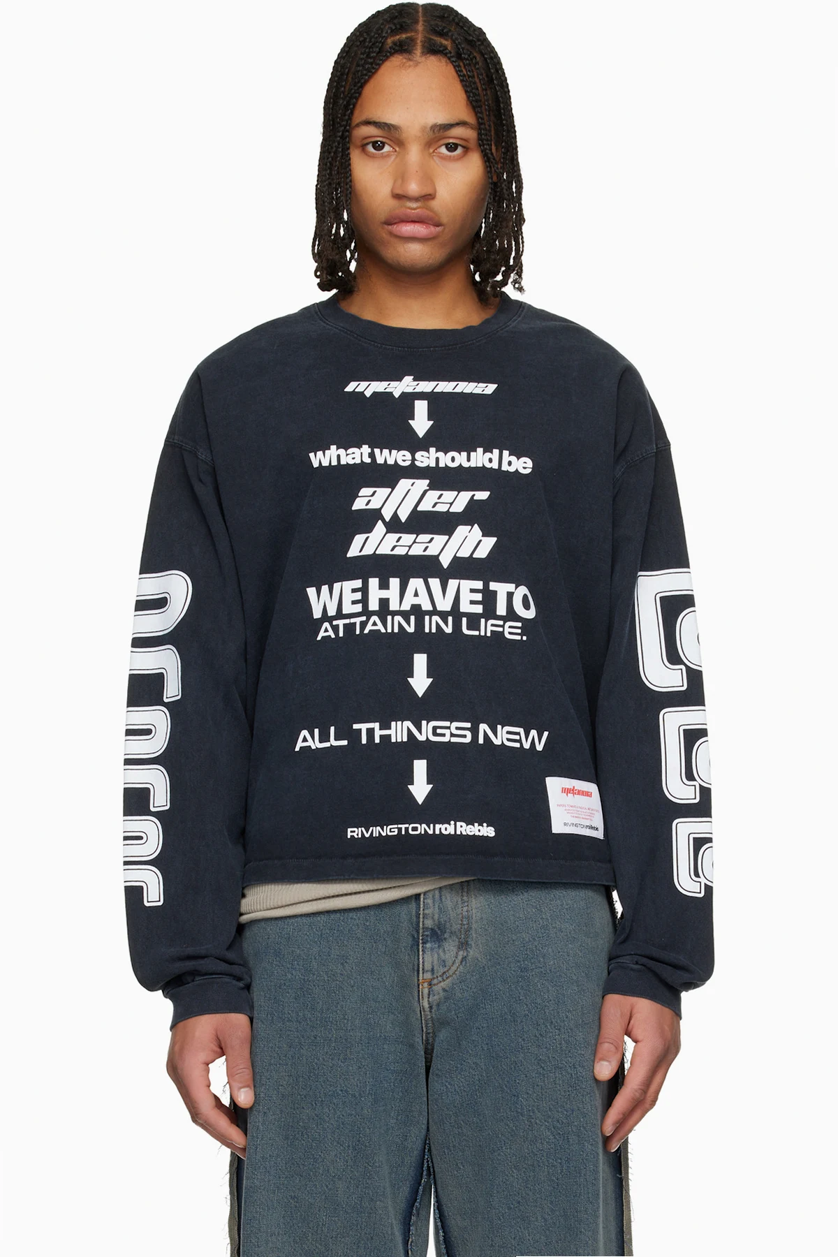 Black 'After Death' CVA LS T-shirt