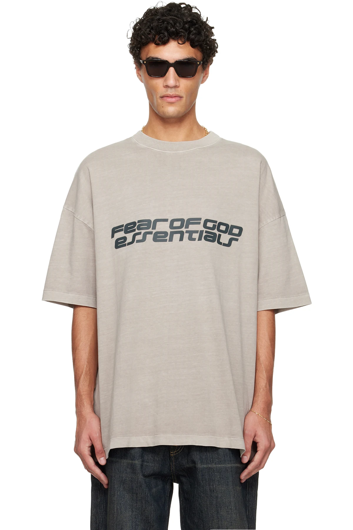 Gray Holiday 'Fear Of God Essentials' 90s T-shirt