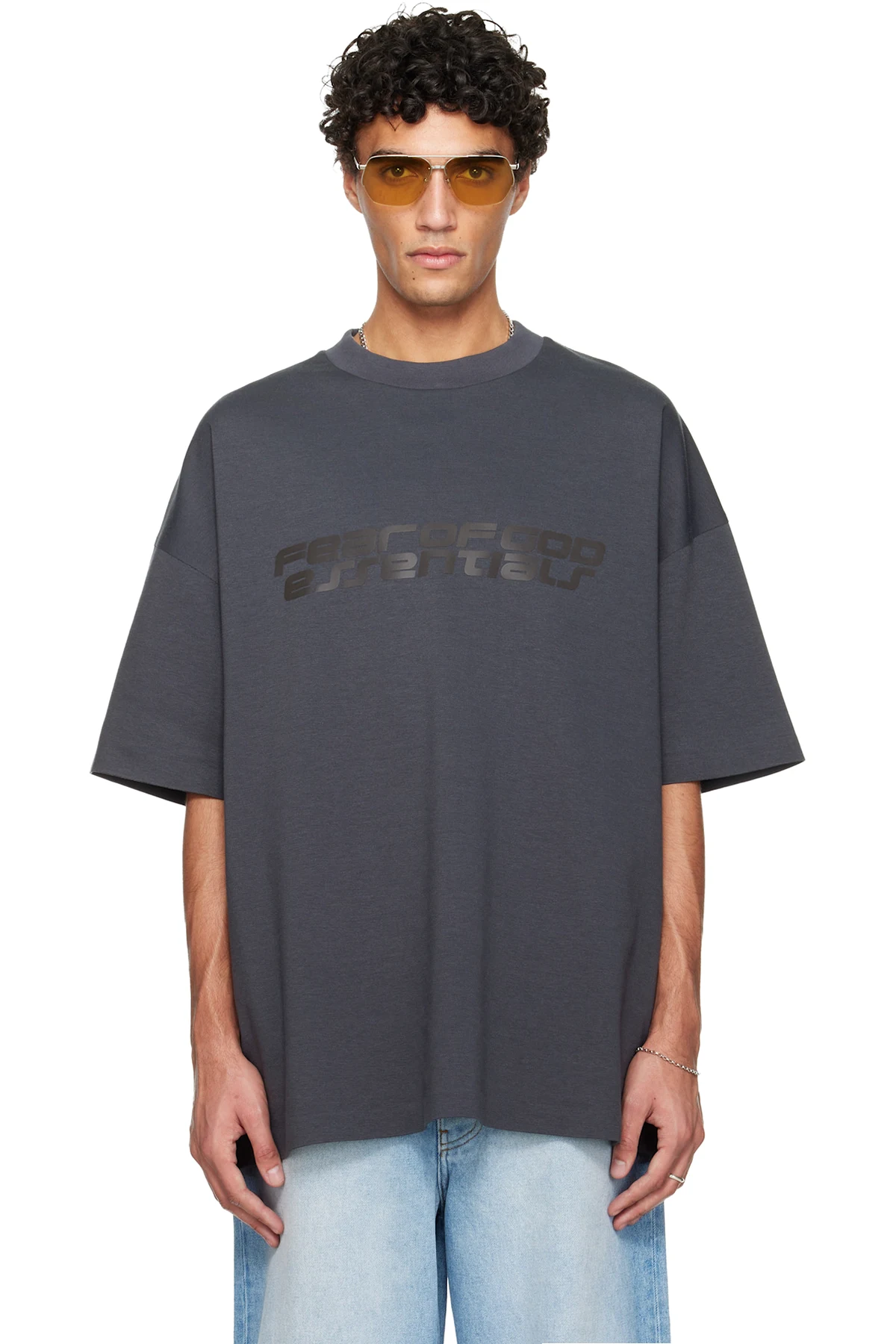 Gray Holiday 90s Short Sleeve T-shirt