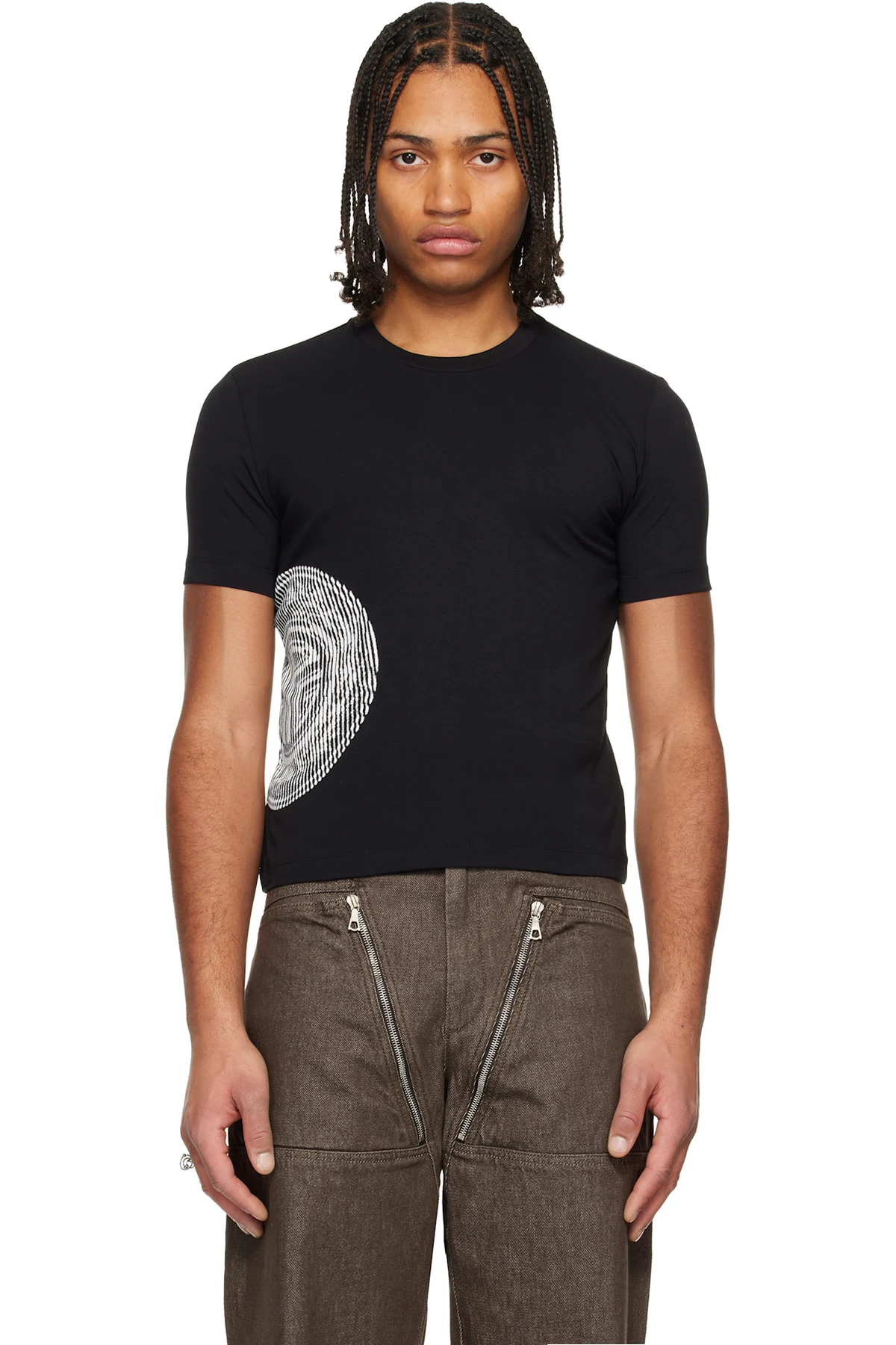 Black 'The Laurel Stamped' Baby T-shirt