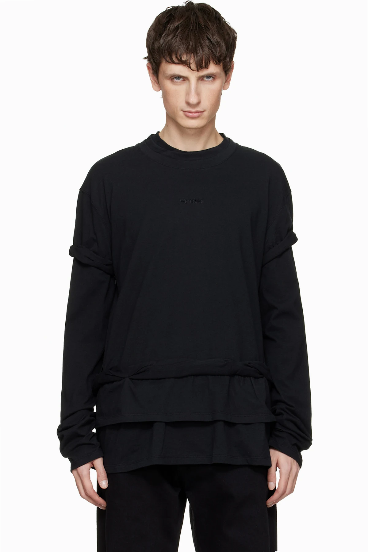 Black Triple-Layered T-shirt