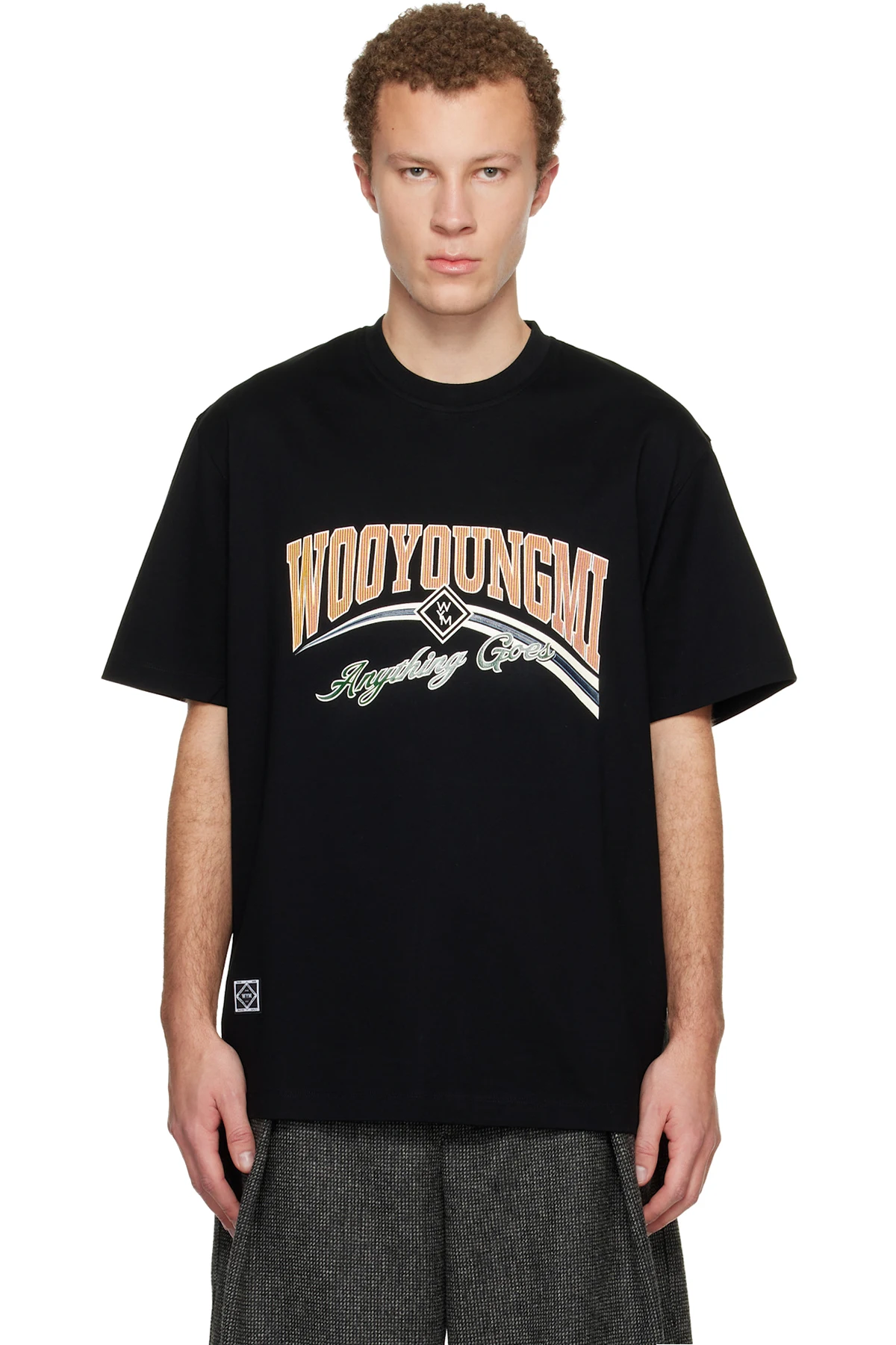 Black Lenticular Logo T-shirt