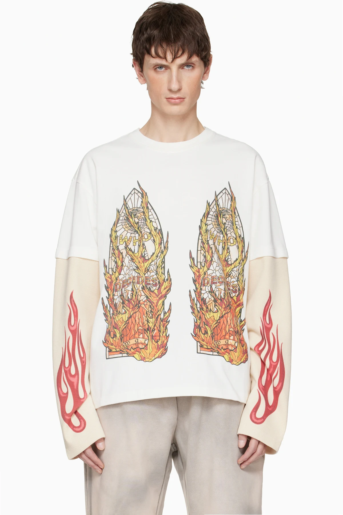 Off-White Flame Glass Double T-shirt
