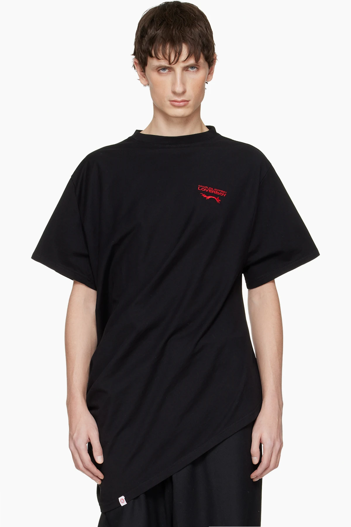 Black Topsy Turvy T-shirt