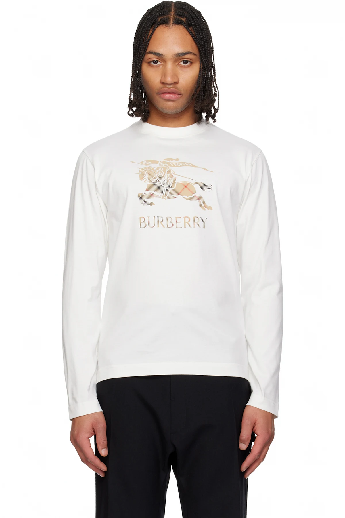 White EKD Long Sleeve T-shirt