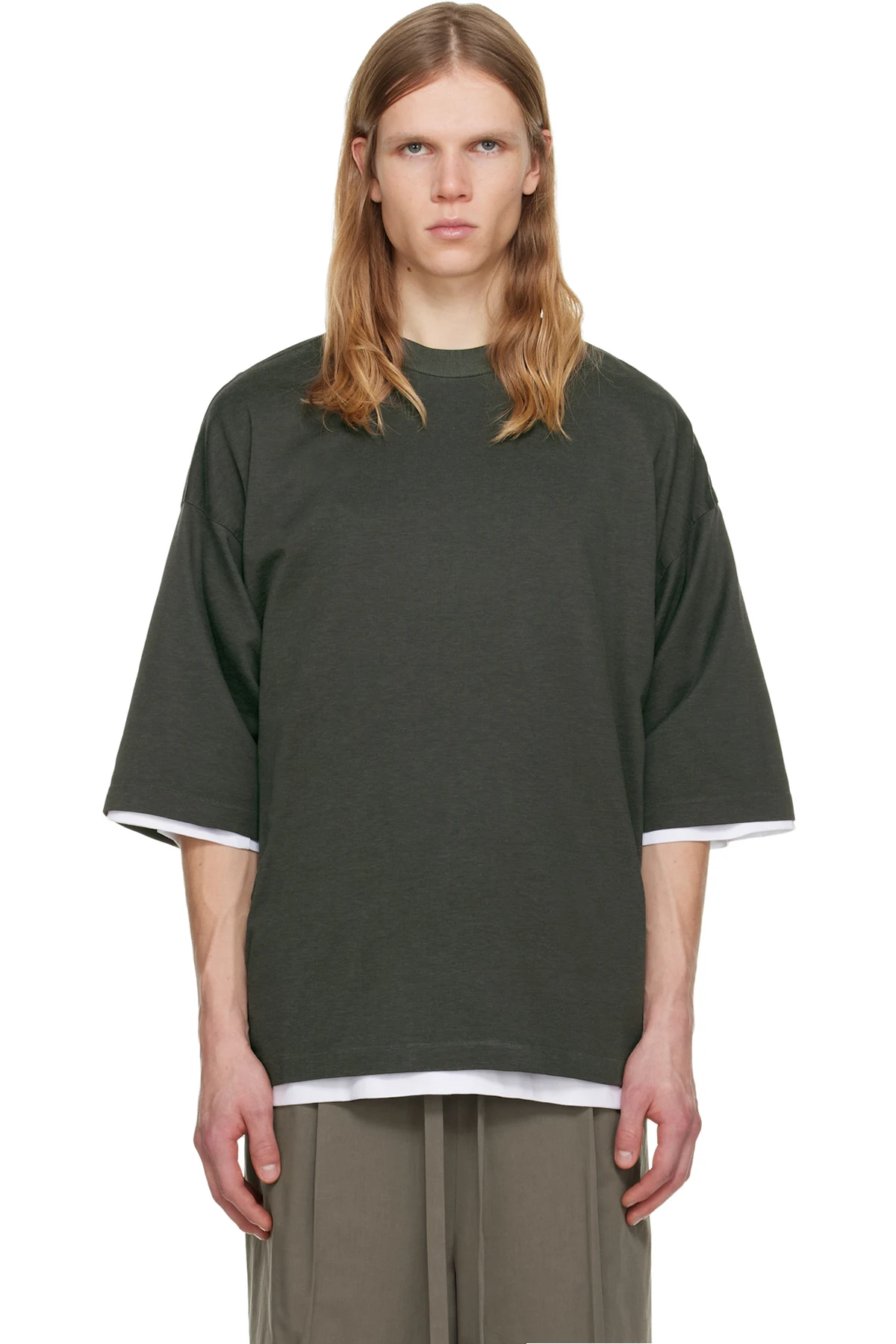 Khaki Relaxed S/S T-shirt