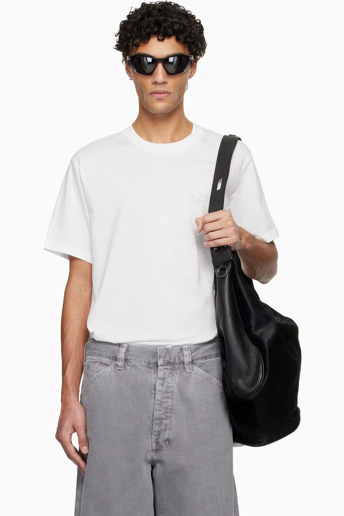 White Kragg SL Cotton SS T-shirt