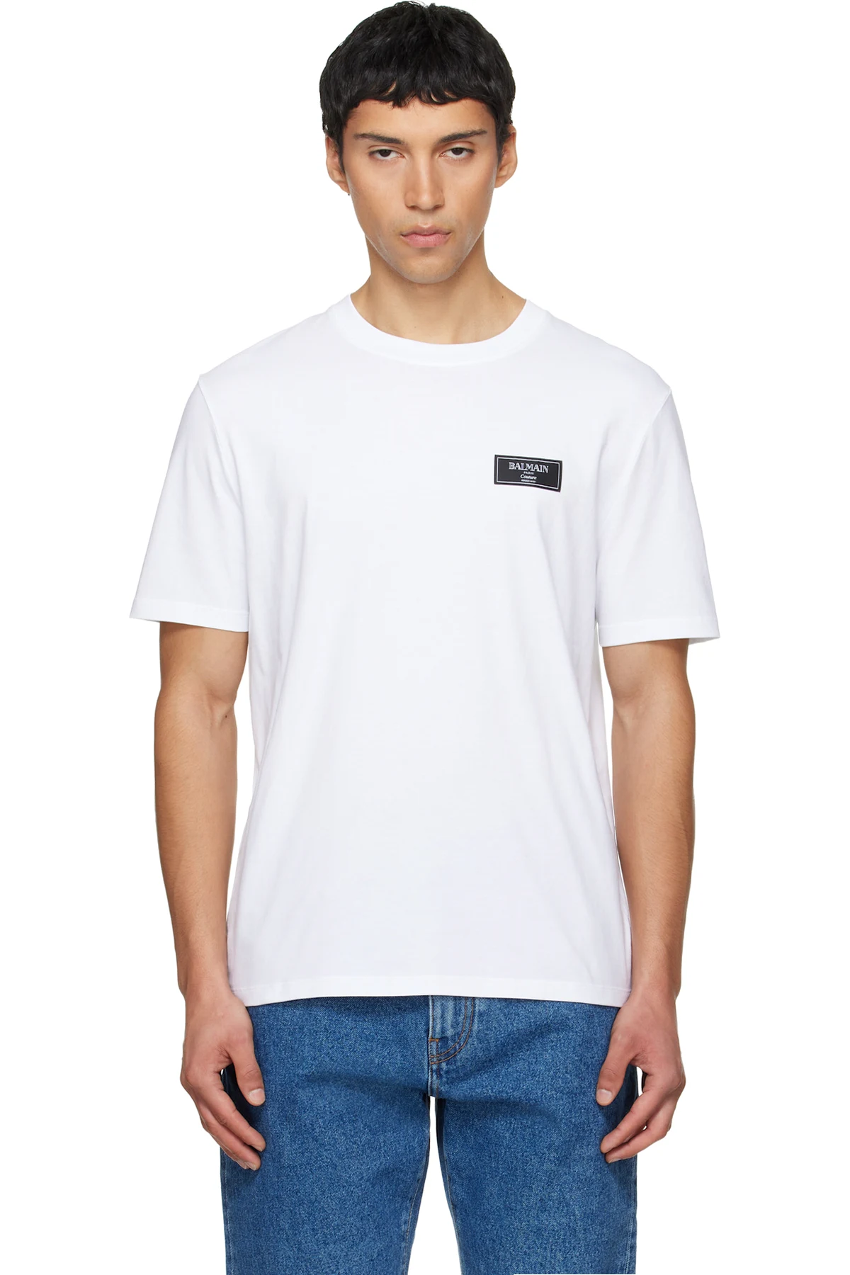 White Couture Label T-shirt