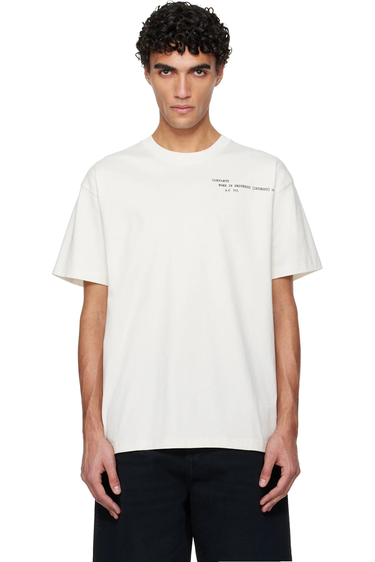 White Punched T-Shirt