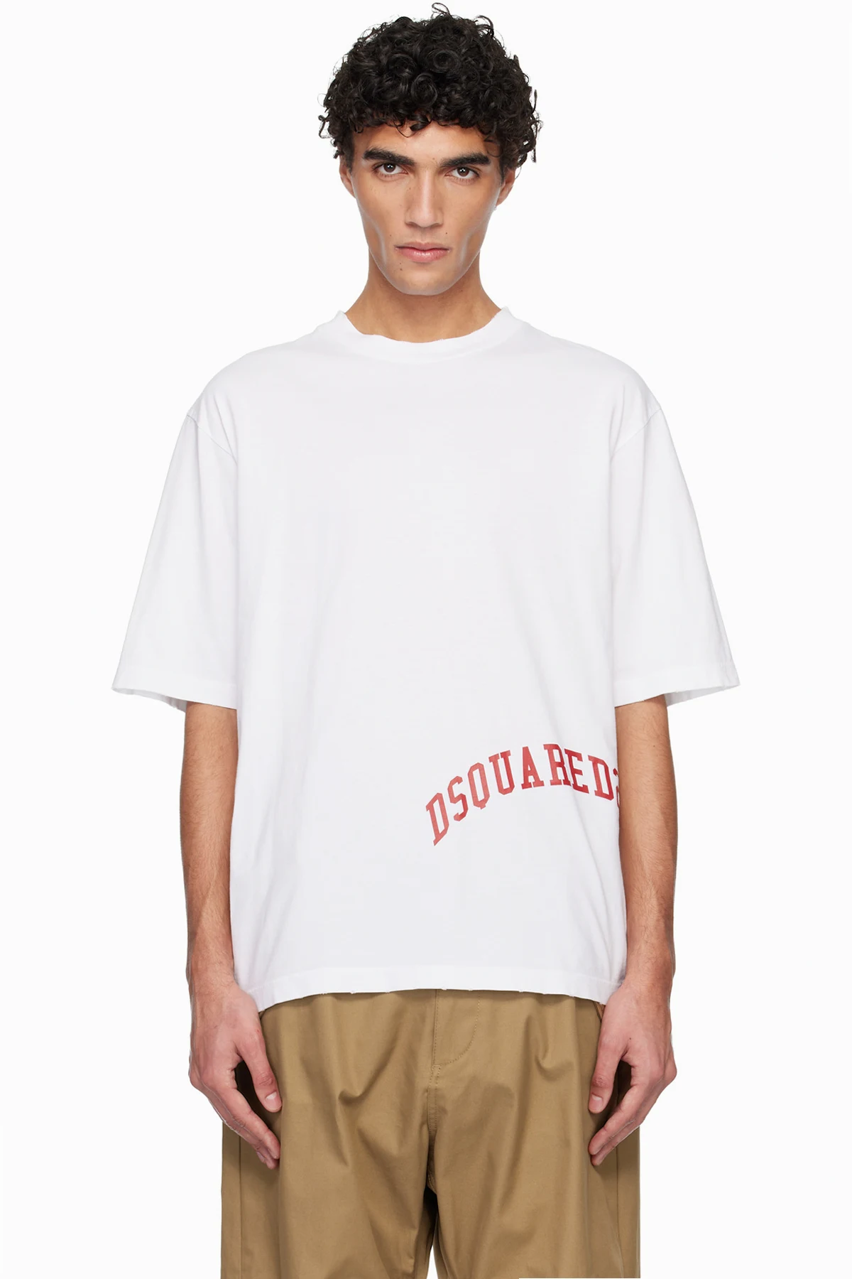 White Loose Fit T-shirt