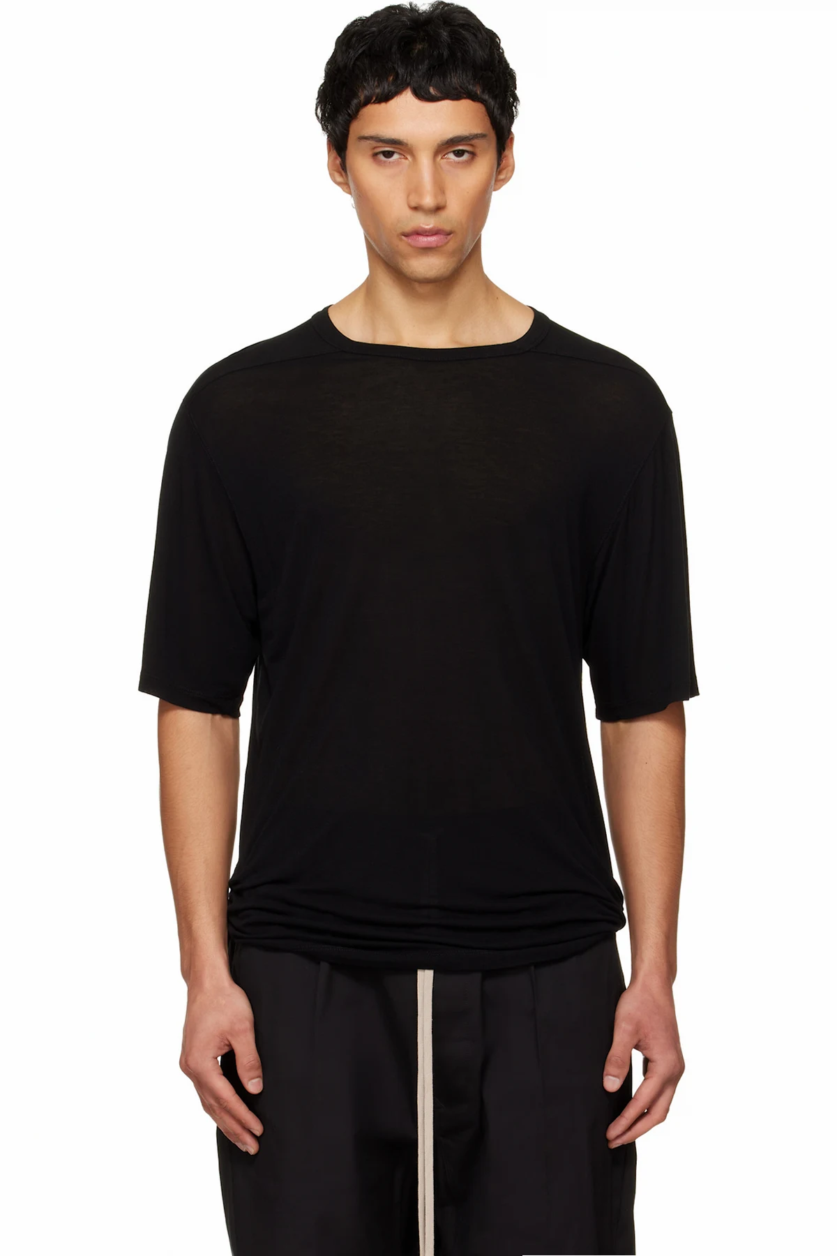 Black Temple Brad Silk T-shirt
