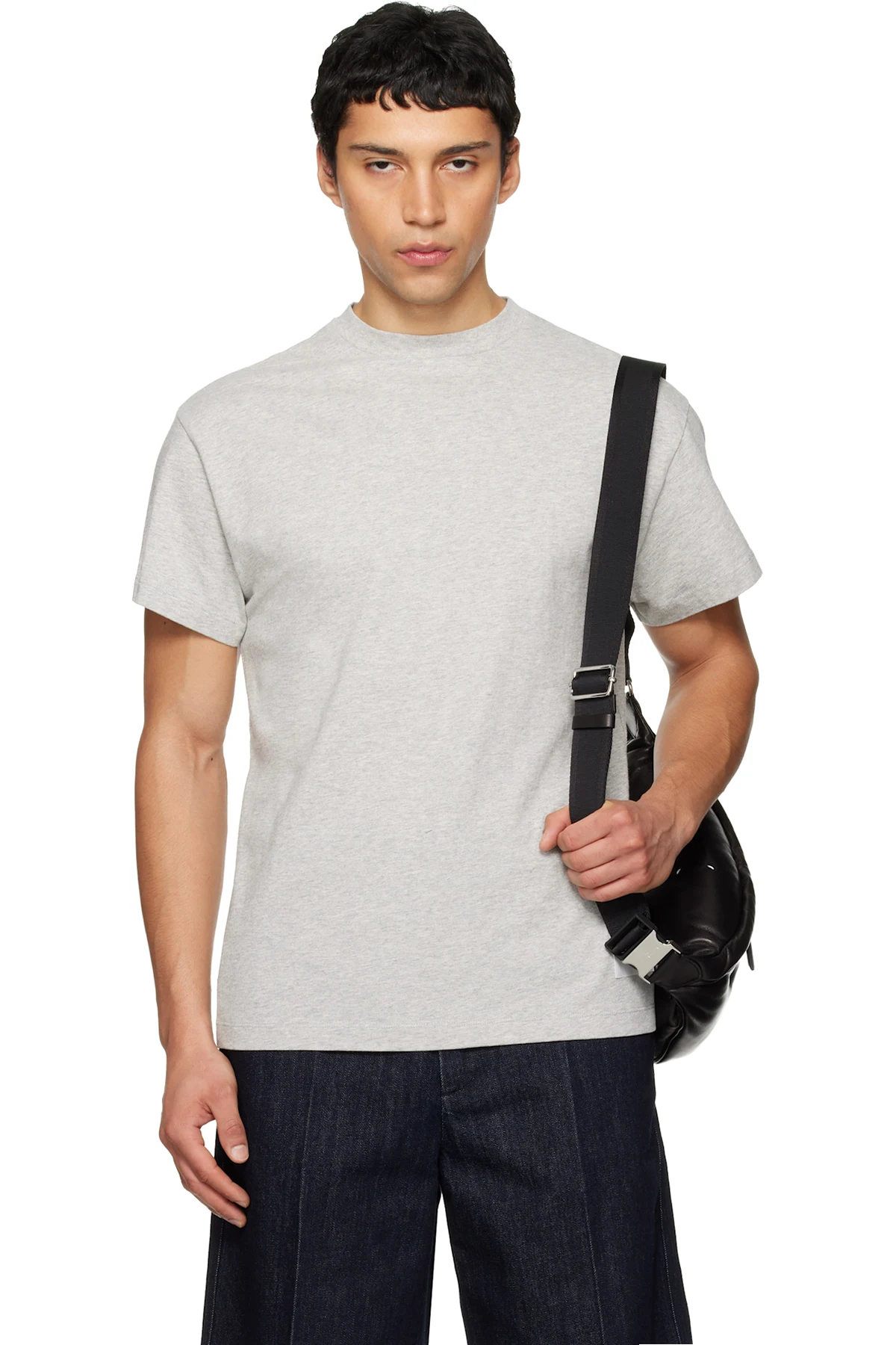Three-Pack Gray Short-Sleeved T-shirts