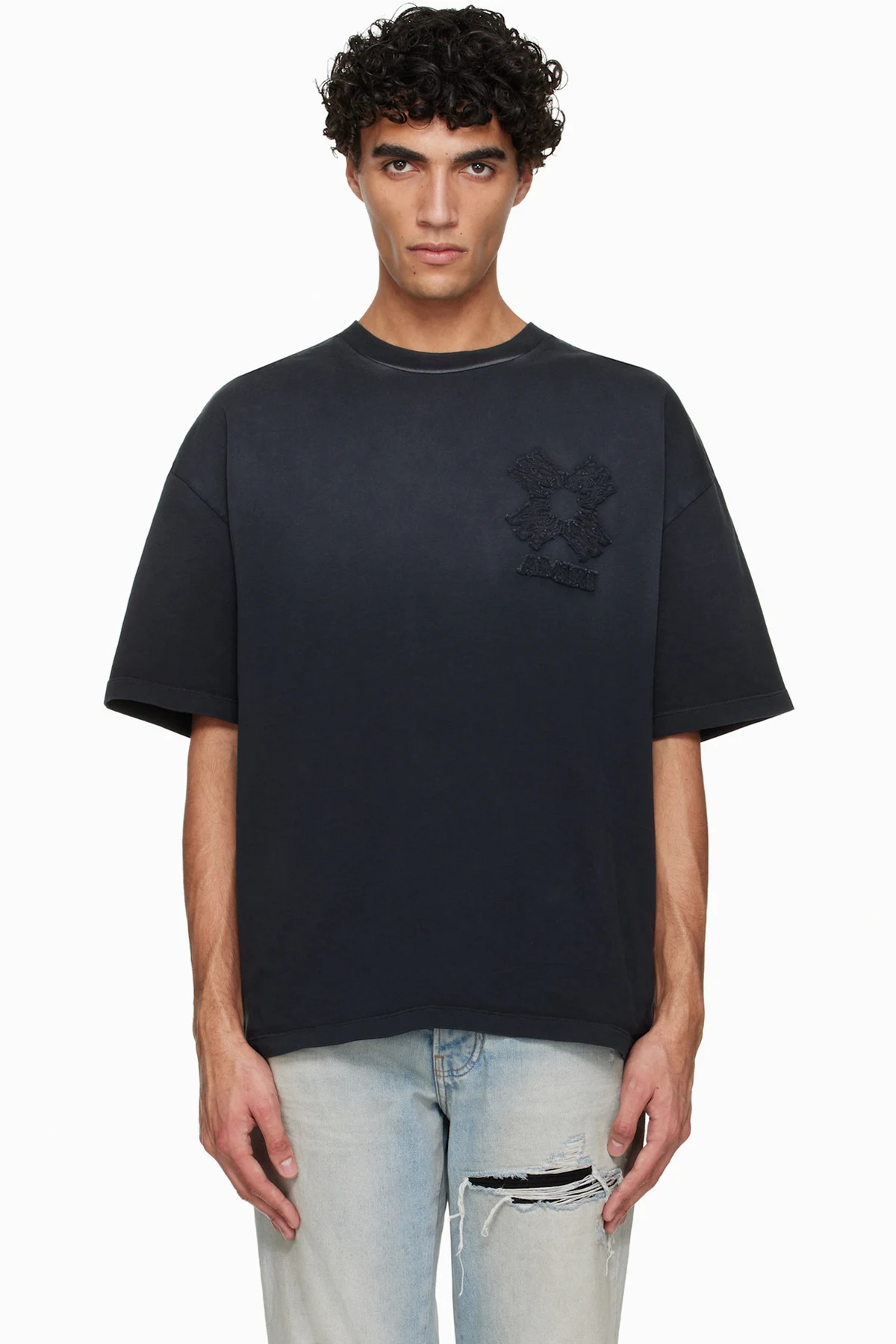Black MA Quad Oversized T-shirt