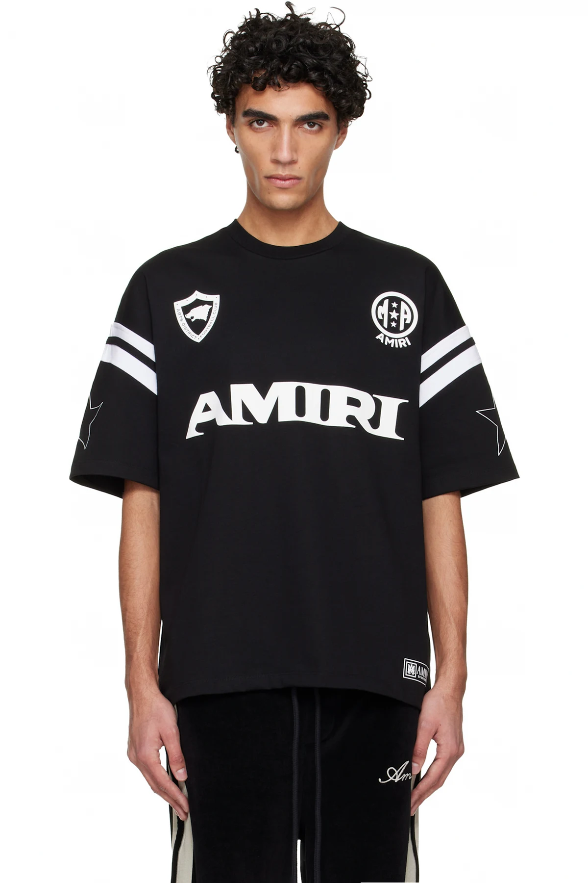 Black 'AMIRI' Sport Oversized T-shirt