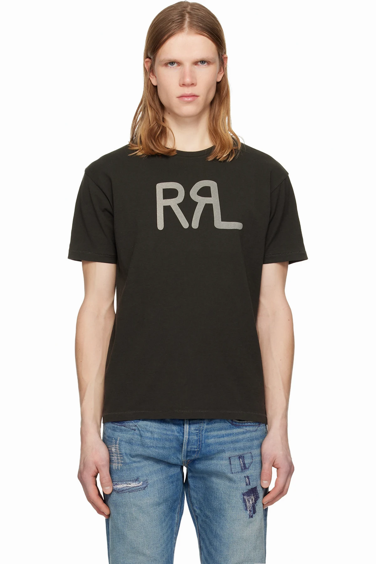 Black RRL Ranch Logo T-shirt