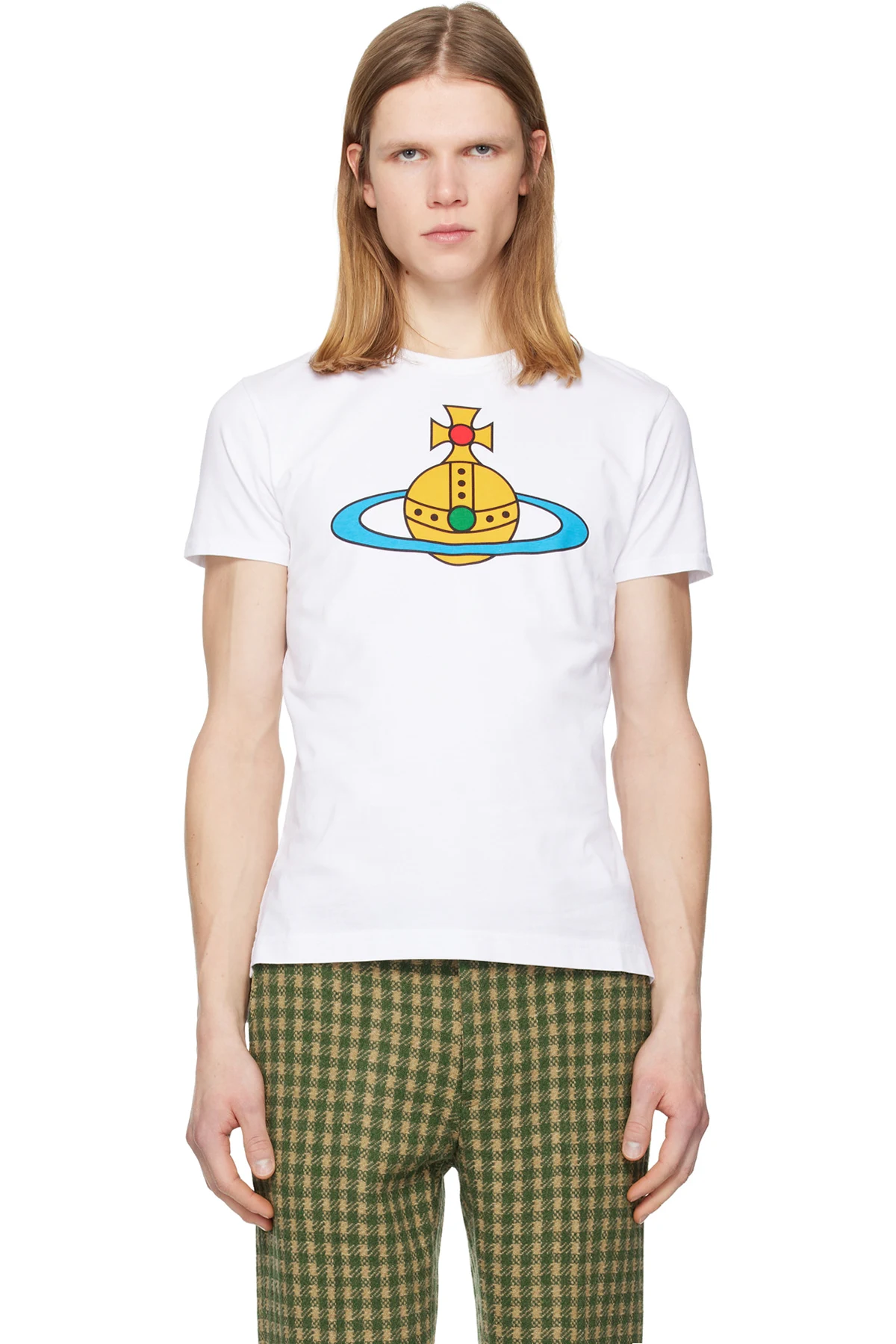 White Oversized Orb Peru T-shirt